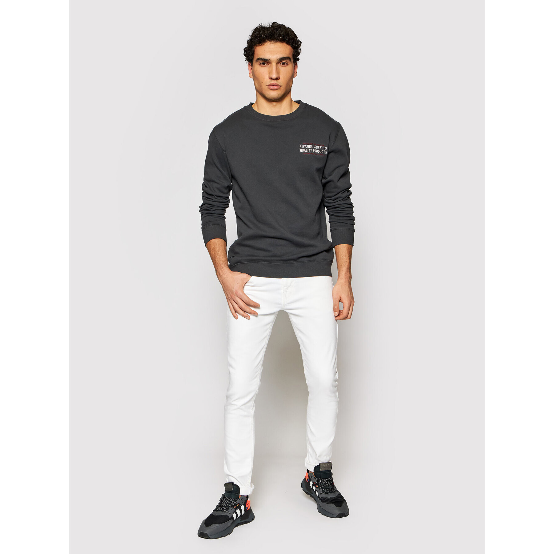 Rip Curl Суитшърт Garage CFEDW9 Черен Regular Fit - Pepit.bg