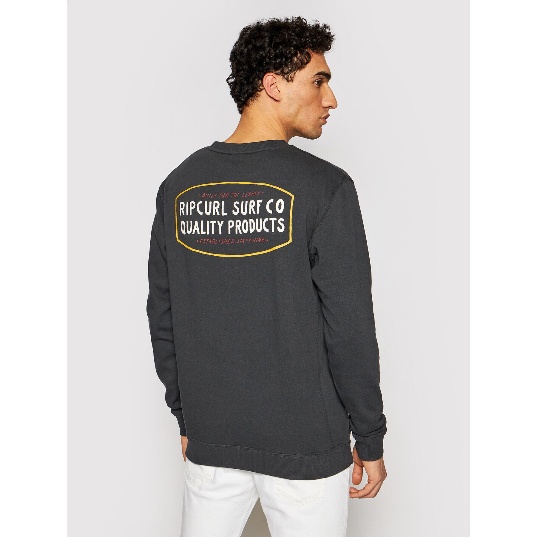 Rip Curl Суитшърт Garage CFEDW9 Черен Regular Fit - Pepit.bg