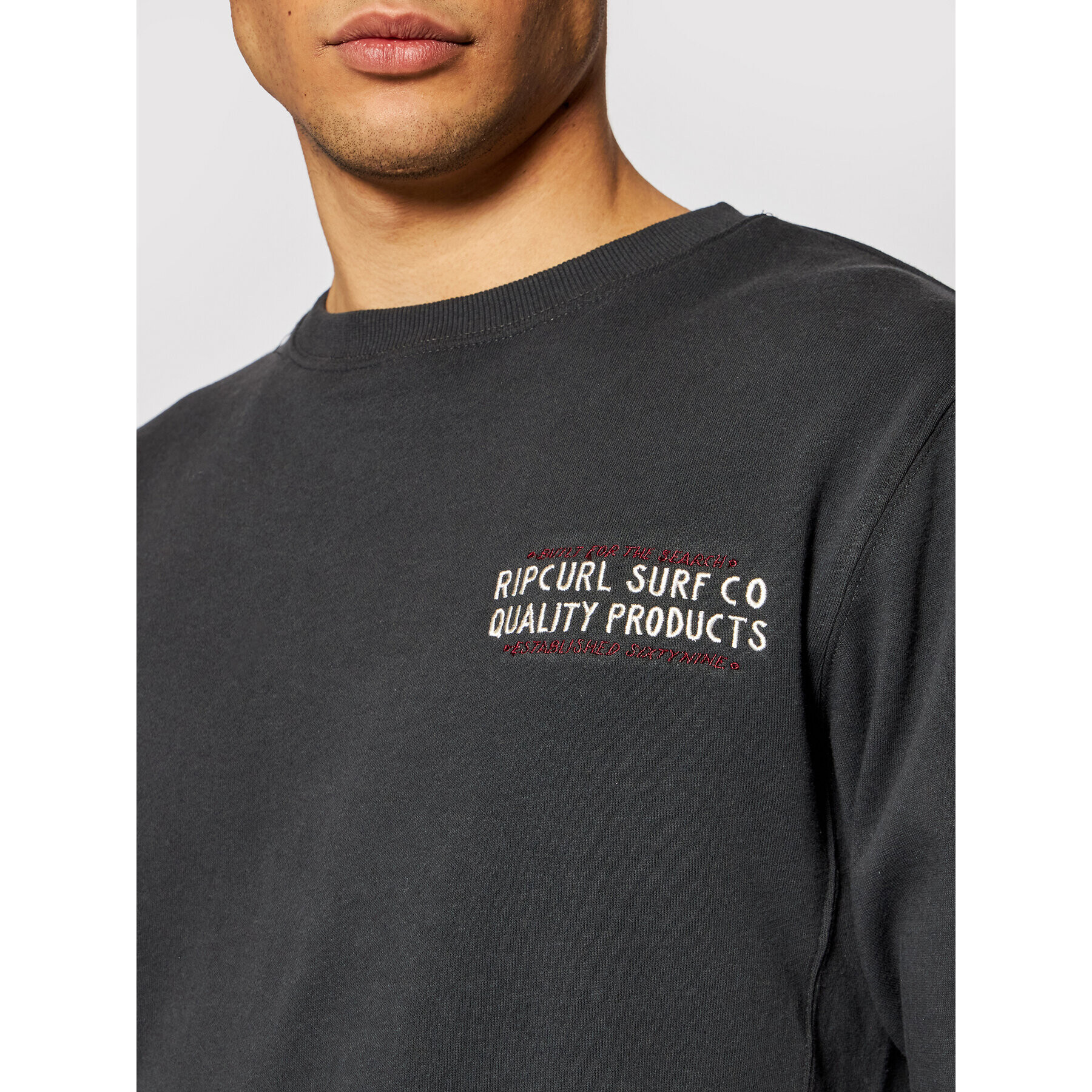 Rip Curl Суитшърт Garage CFEDW9 Черен Regular Fit - Pepit.bg