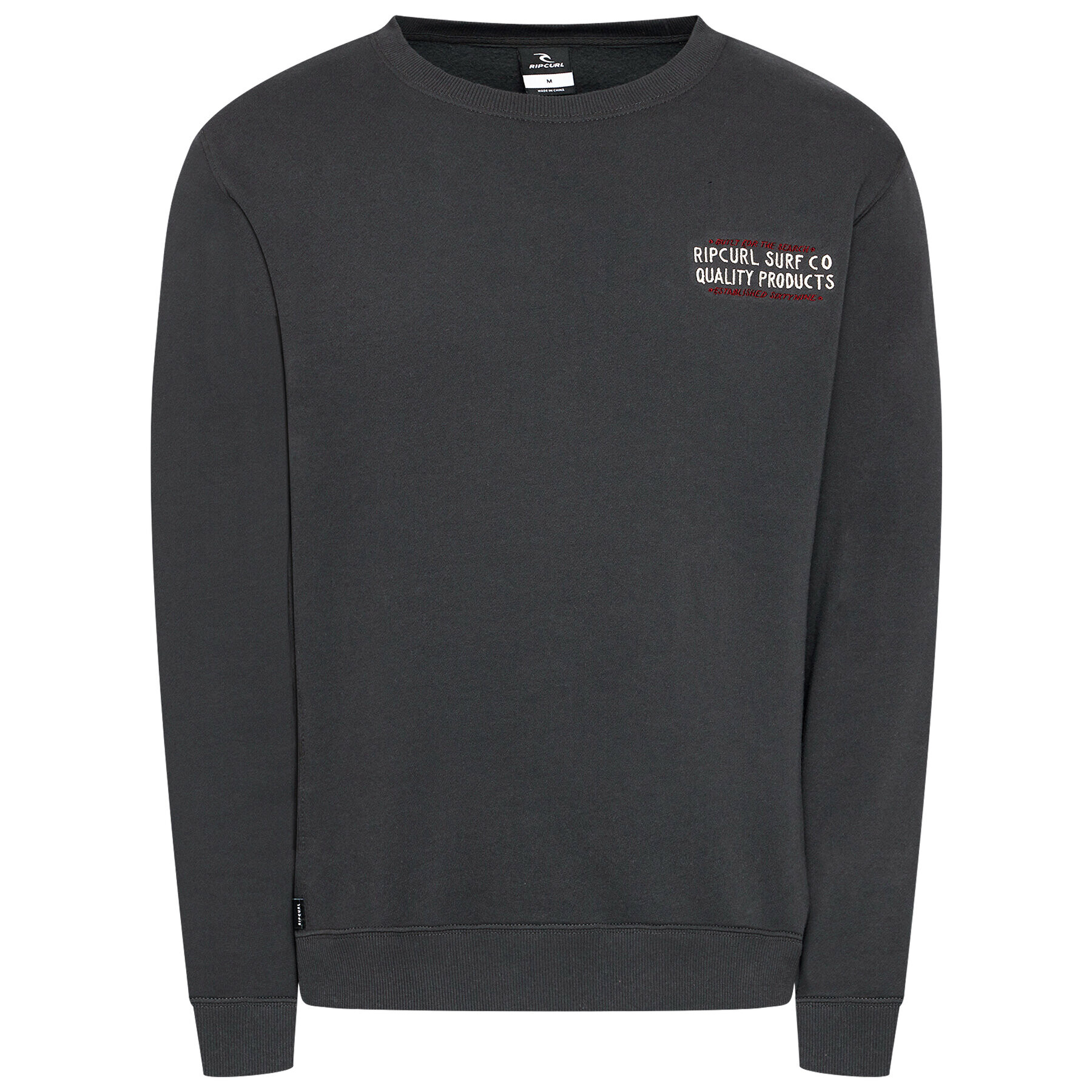 Rip Curl Суитшърт Garage CFEDW9 Черен Regular Fit - Pepit.bg