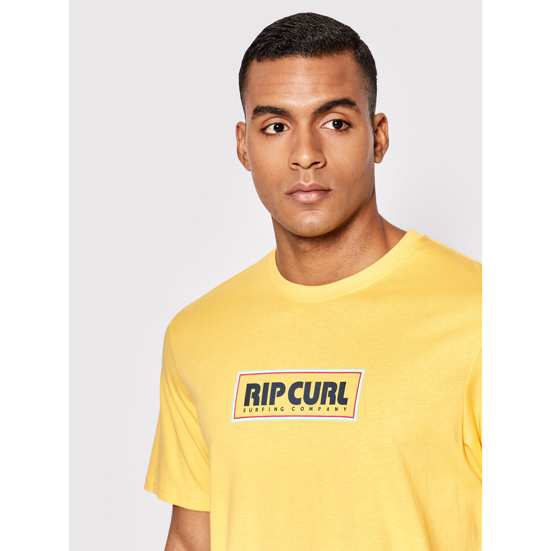 Rip Curl Тишърт Big Mumma CTEUG9 Жълт Regular Fit - Pepit.bg