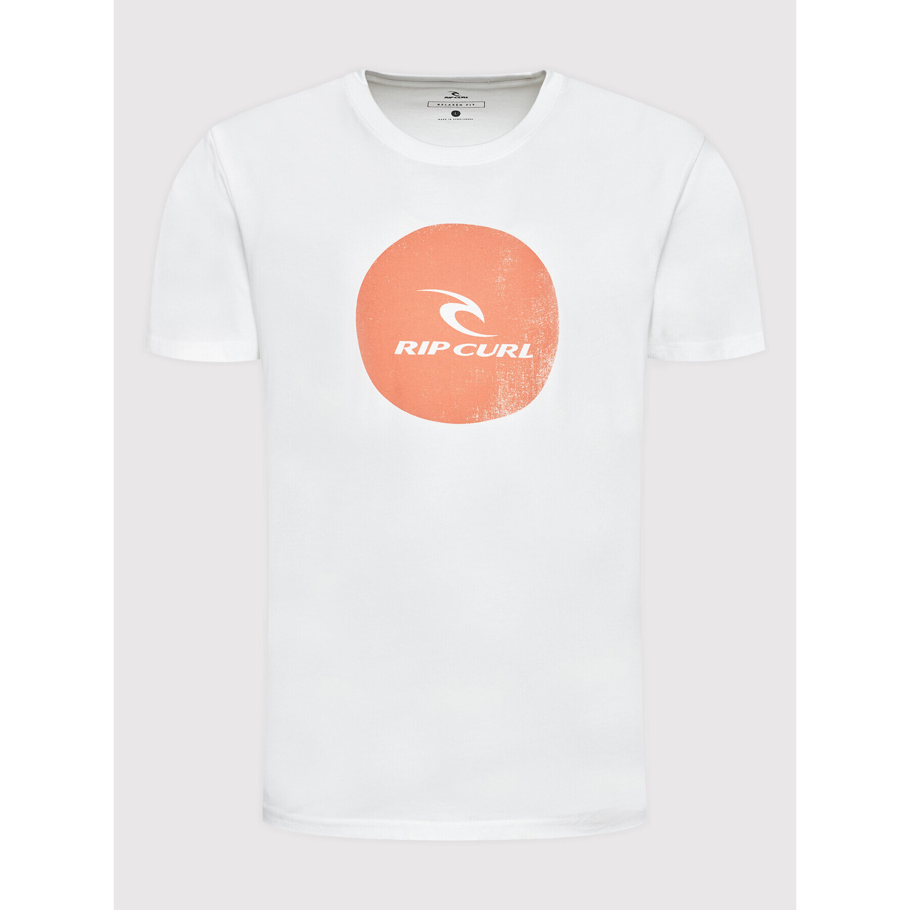 Rip Curl Тишърт Corp Icon CTEXB9 Бял Regular Fit - Pepit.bg