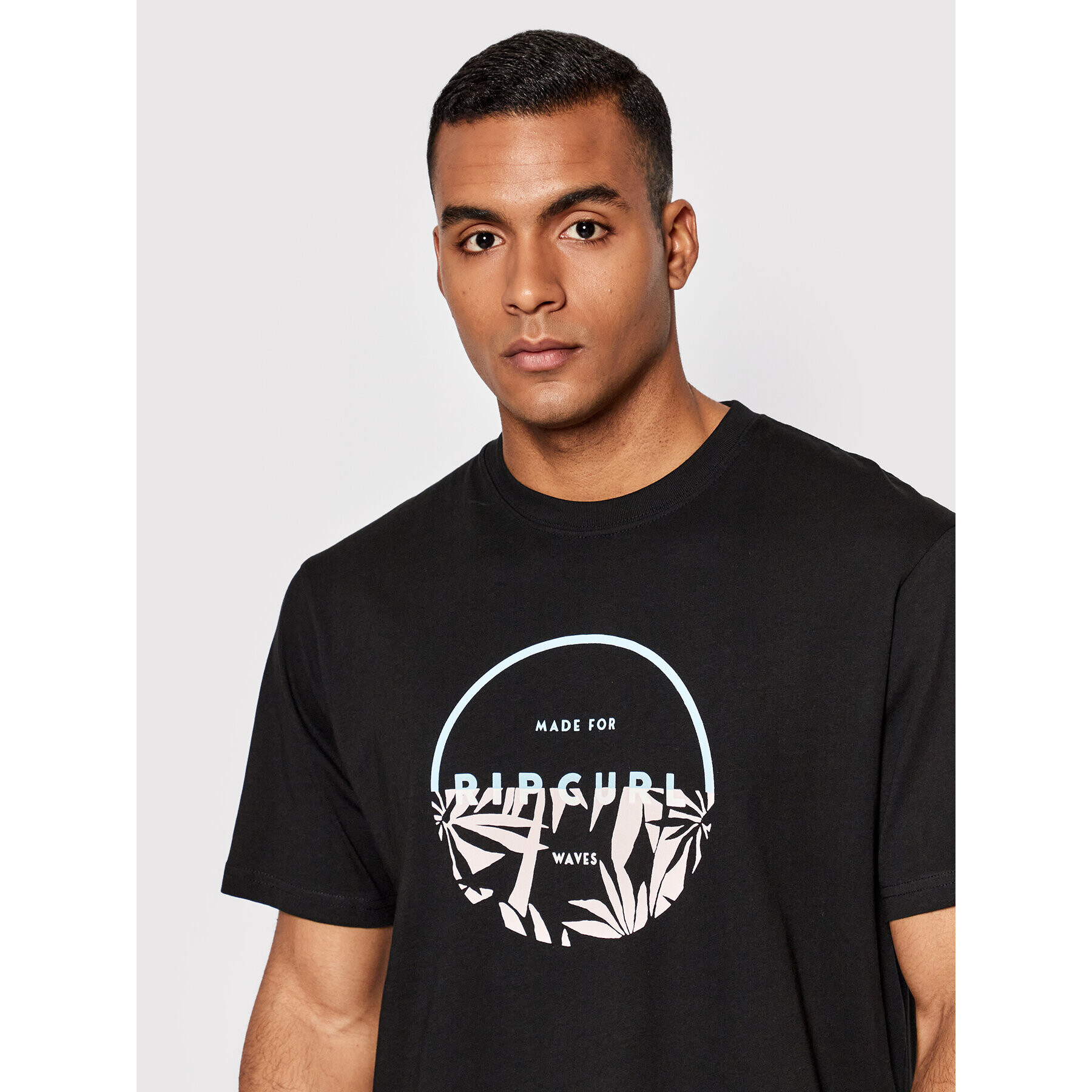 Rip Curl Тишърт Fill Me Up CTEXU9 Черен Relaxed Fit - Pepit.bg