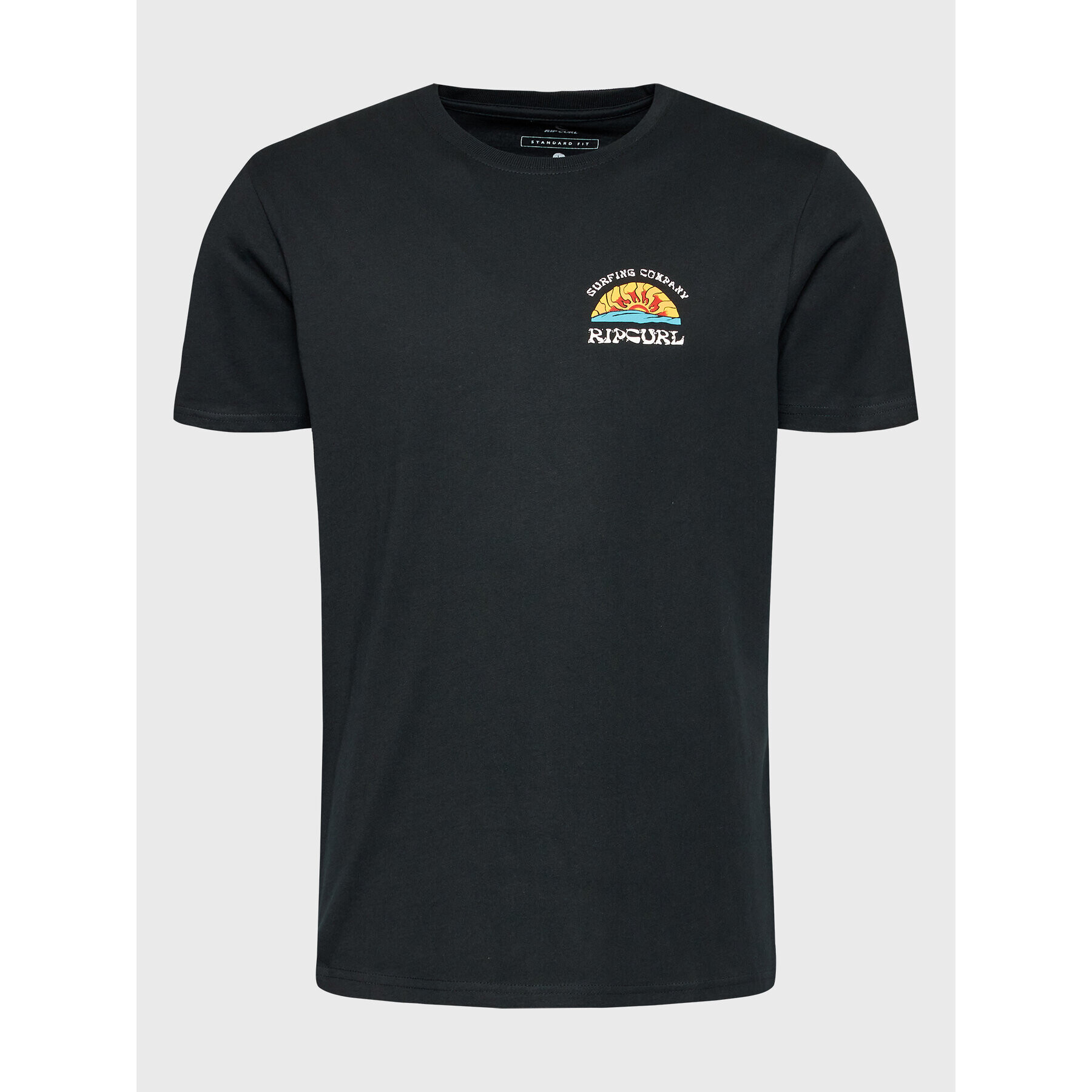 Rip Curl Тишърт Rays And Hazed 00IMTE Черен Standard Fit - Pepit.bg