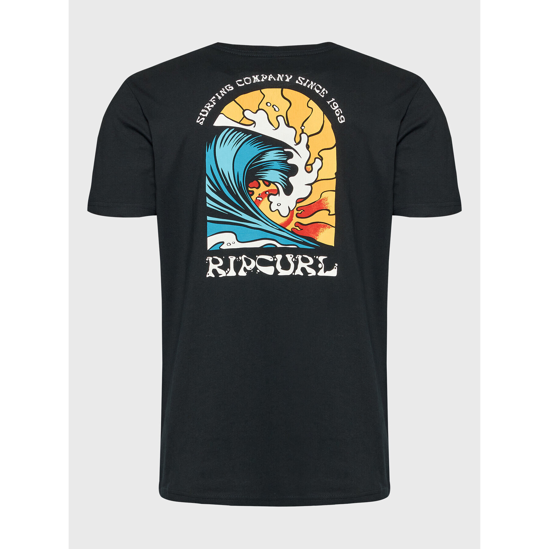 Rip Curl Тишърт Rays And Hazed 00IMTE Черен Standard Fit - Pepit.bg