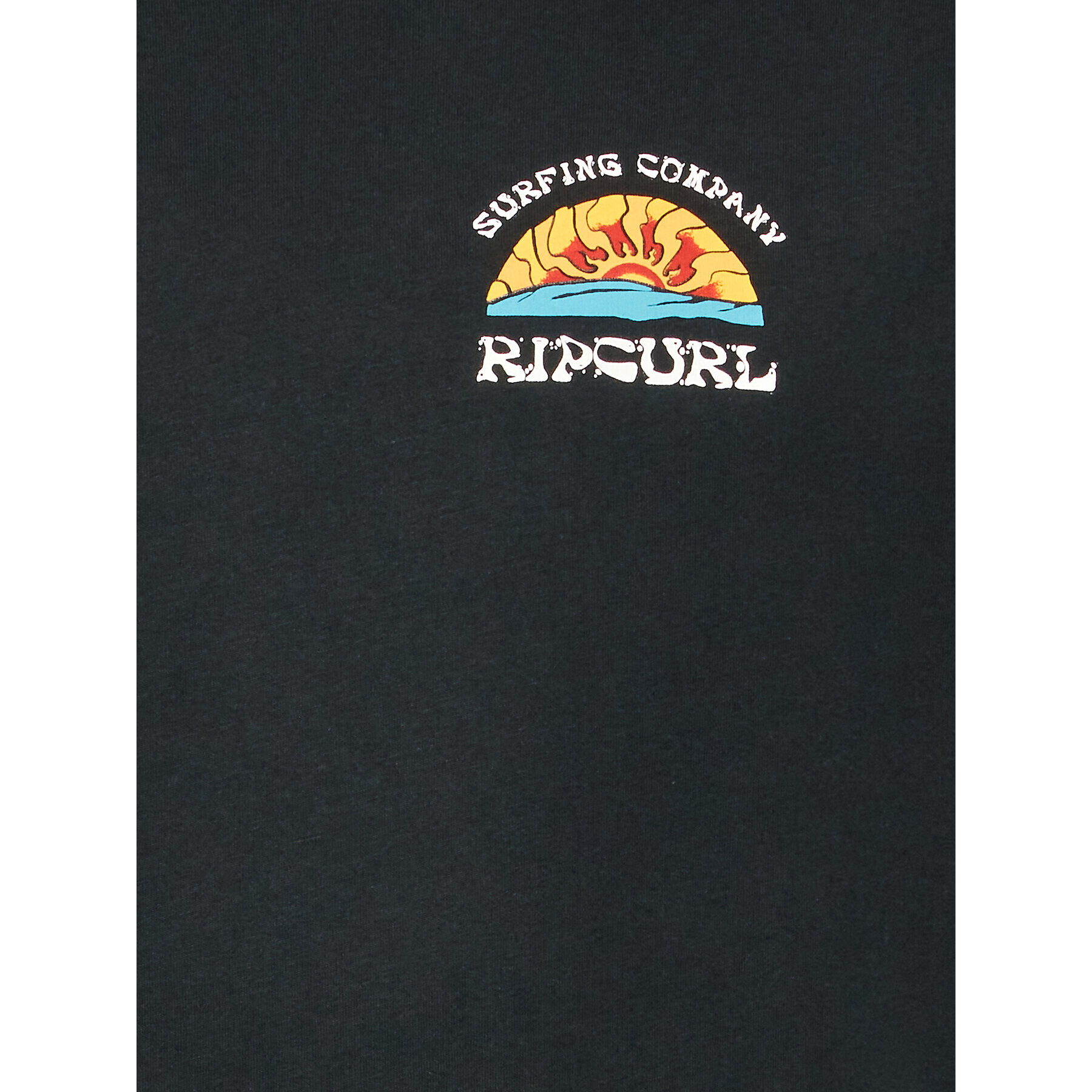 Rip Curl Тишърт Rays And Hazed 00IMTE Черен Standard Fit - Pepit.bg