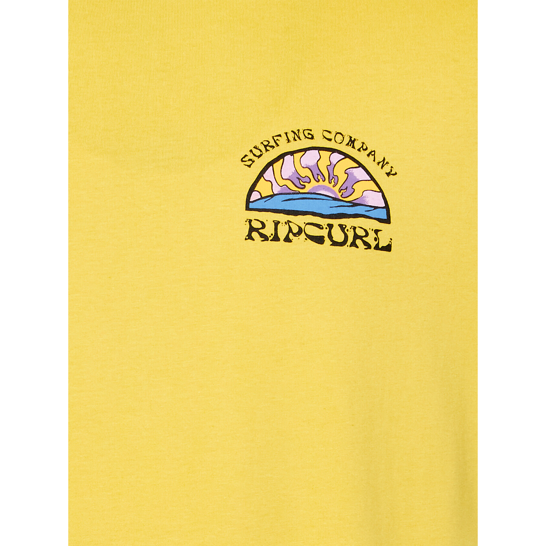 Rip Curl Тишърт Rays And Hazed 00IMTE Жълт Standard Fit - Pepit.bg