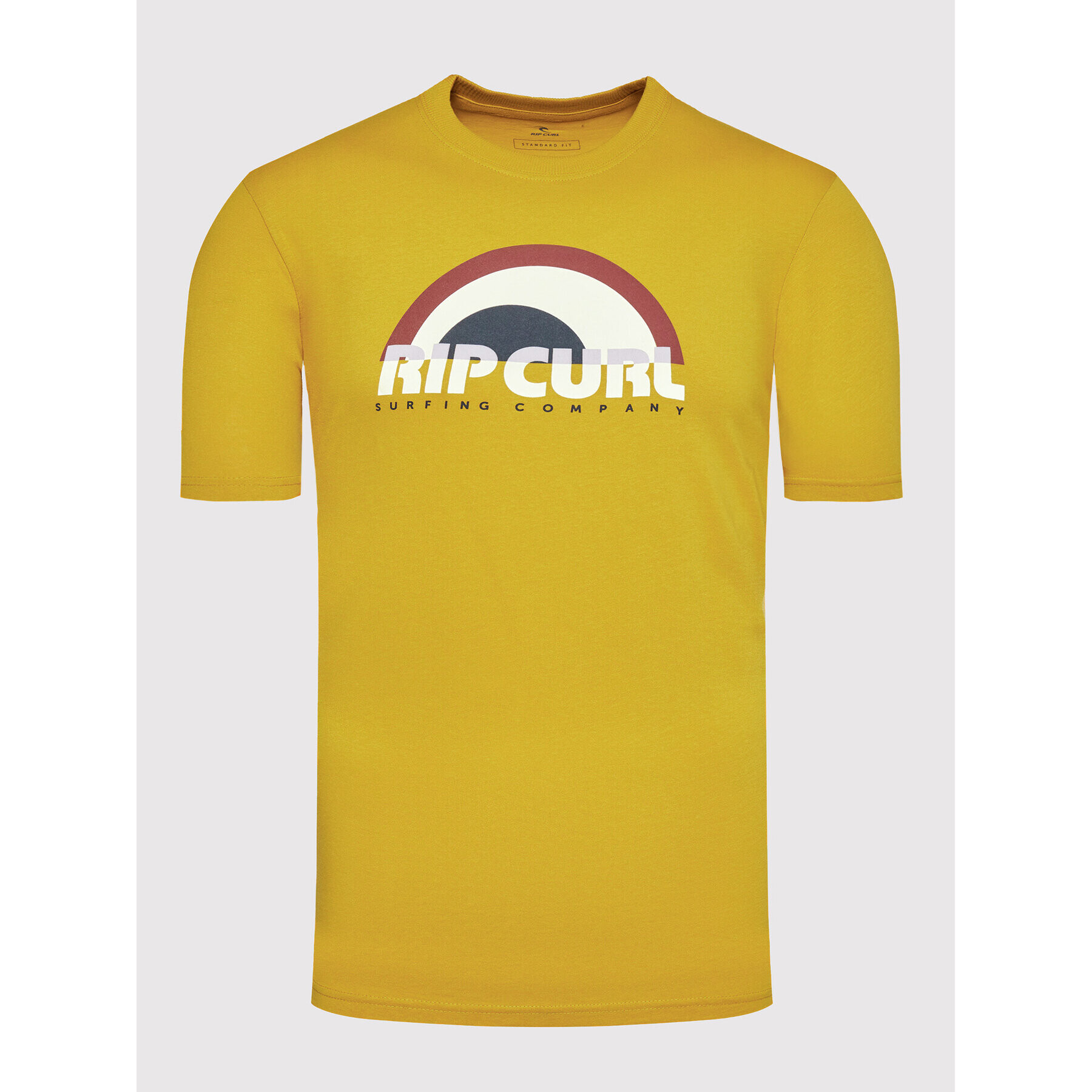 Rip Curl Тишърт Surf Revival Decal CTEUJ9 Жълт Standard Fit - Pepit.bg