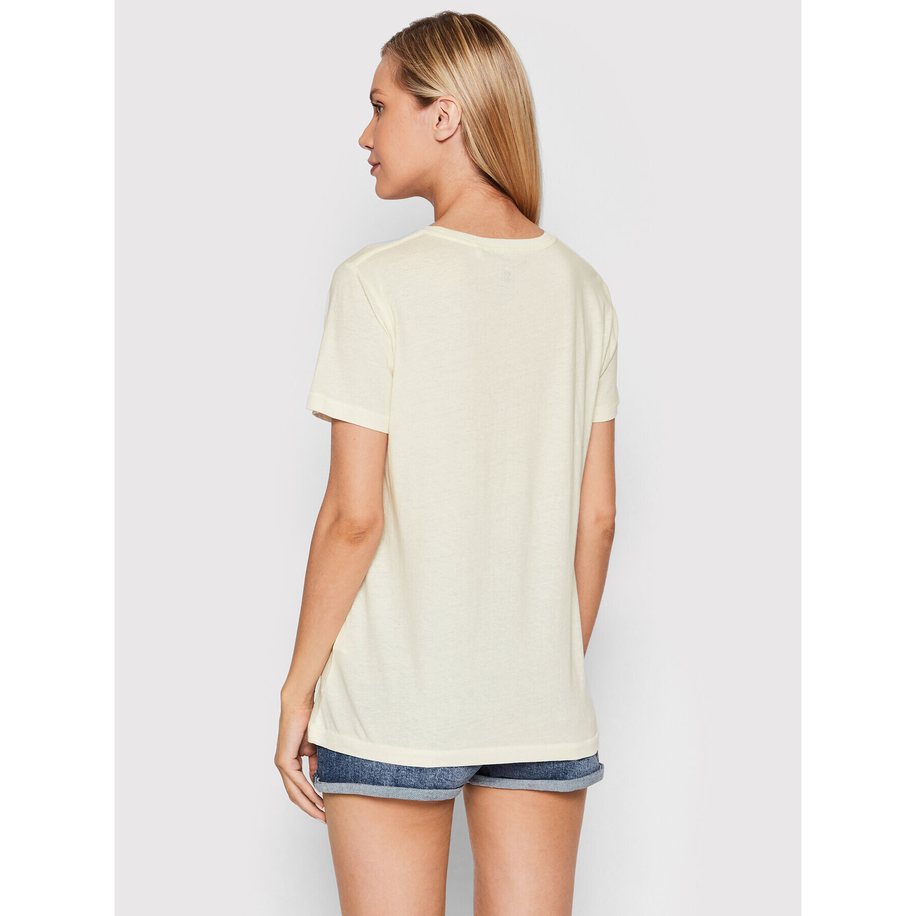 Rip Curl Тишърт Surf Revival GTERE5 Бежов Relaxed Fit - Pepit.bg
