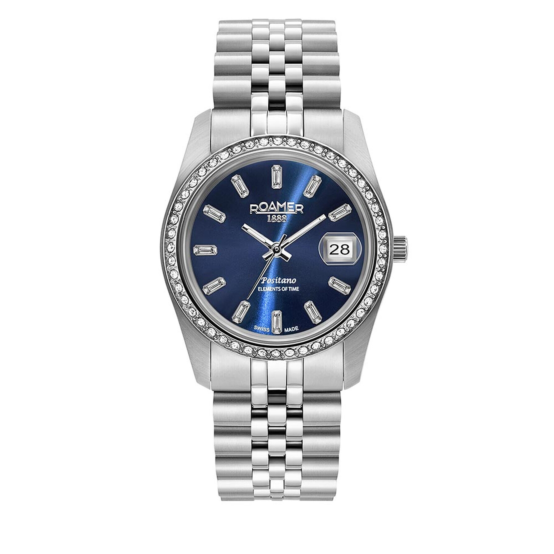 Roamer Часовник Amalfi 852844 41 49 20 Сребрист - Pepit.bg
