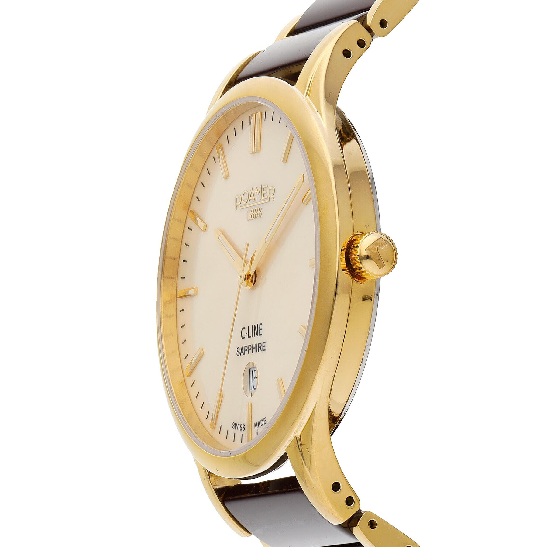 Roamer Часовник C-Line 658833 48 35 63 Кафяв - Pepit.bg