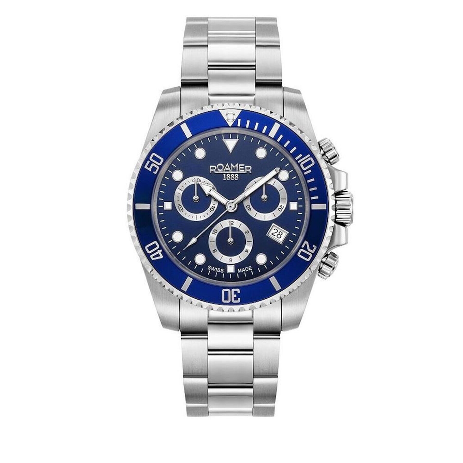 Roamer Часовник Deep Sea 100 851837 41 45 20 Сребрист - Pepit.bg