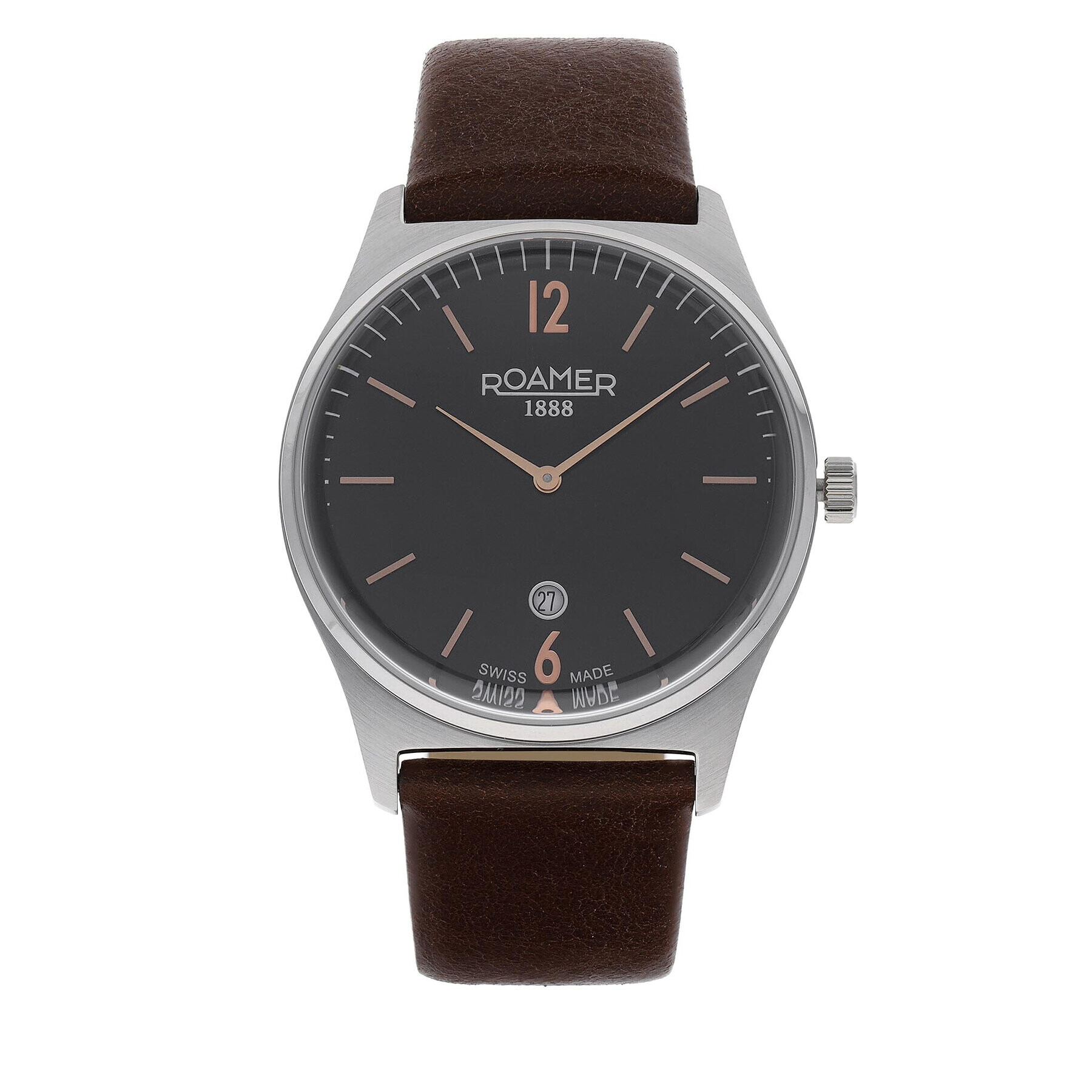 Roamer Часовник Elements Gents 650810 41 60 05 Сребрист - Pepit.bg