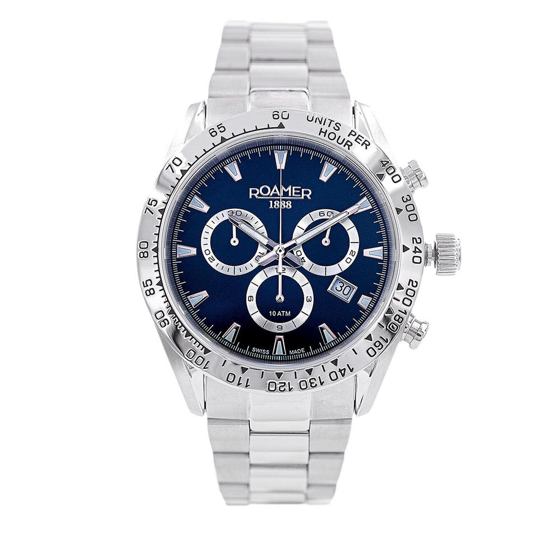 Roamer Часовник Monza 100 850837 41 45 20 Сребрист - Pepit.bg