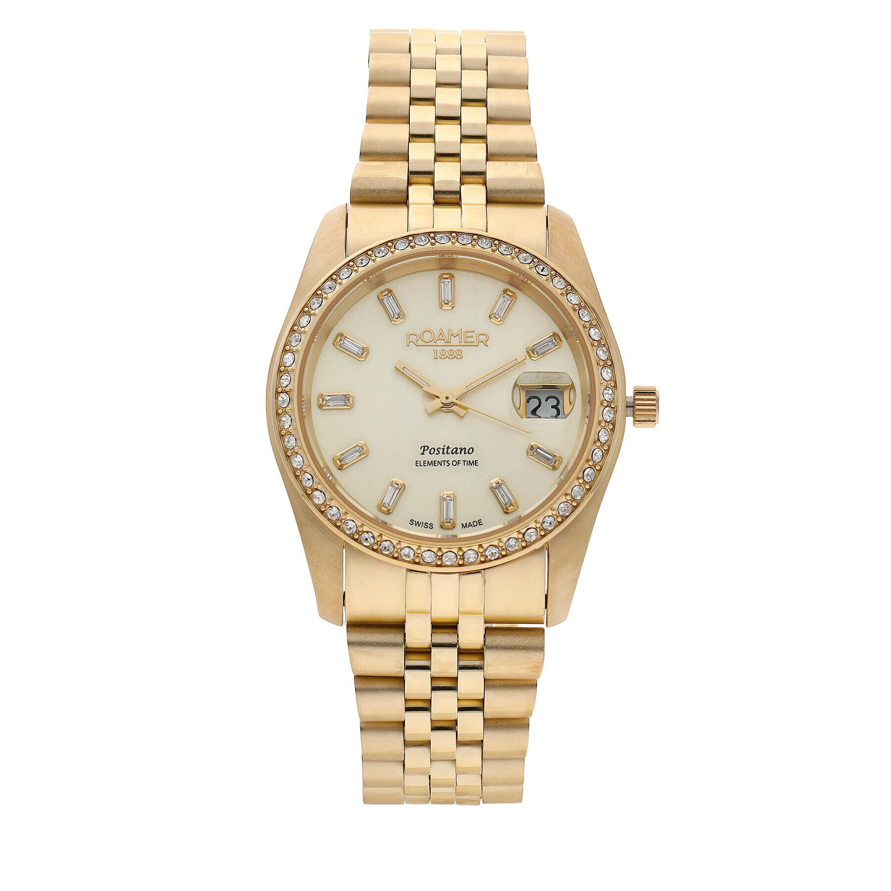 Roamer Часовник Positano 853858 48 39 20 Златист - Pepit.bg