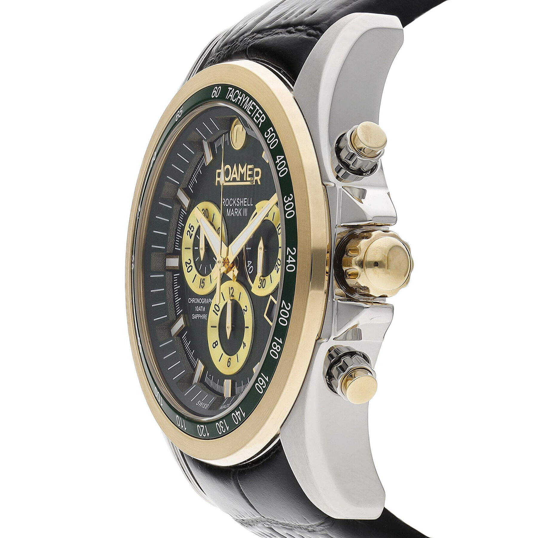 Roamer Часовник Rockshell Mark III Chrono 220837 48 75 02 Черен - Pepit.bg