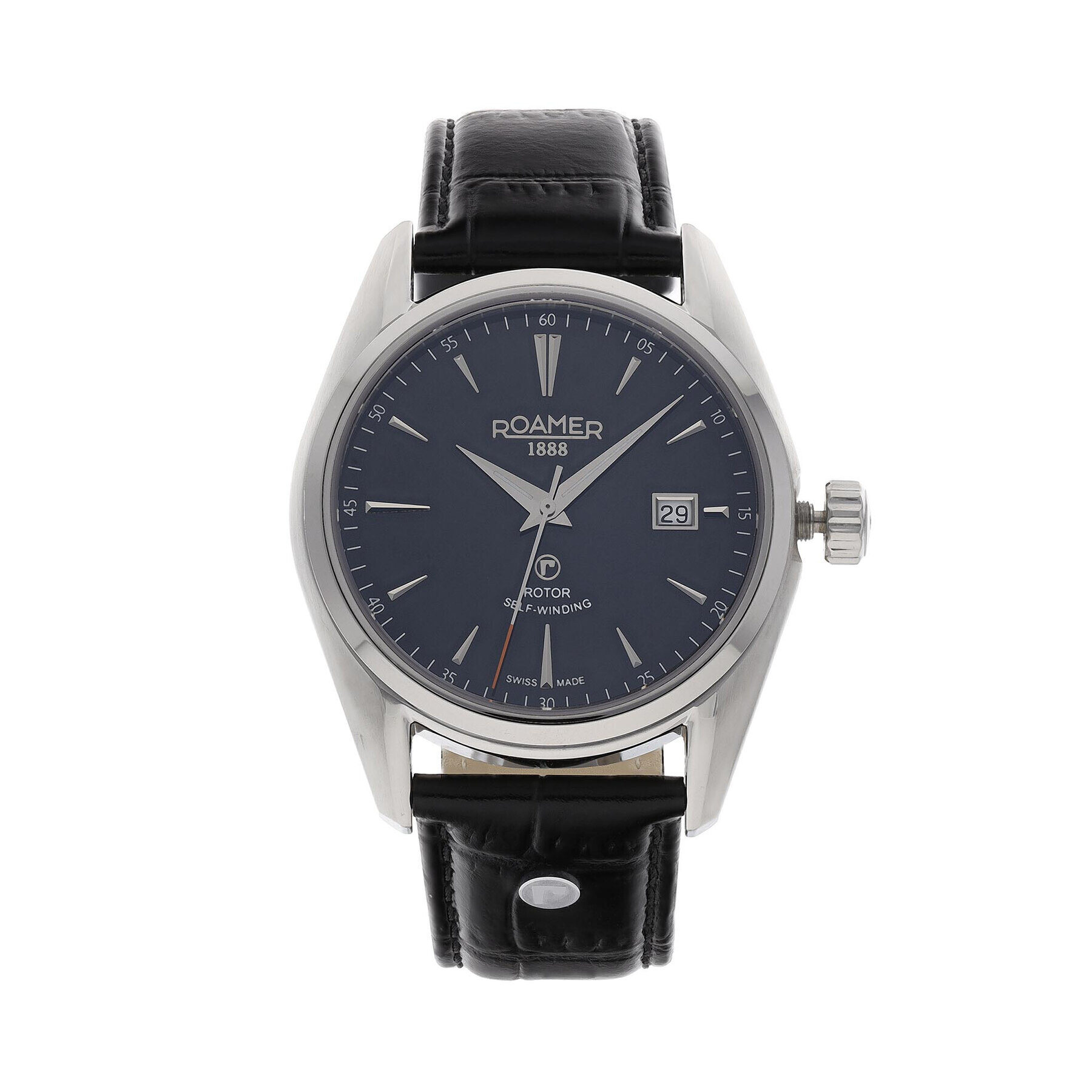 Roamer Часовник Searock Classic 210633 41 55 02 Черен - Pepit.bg
