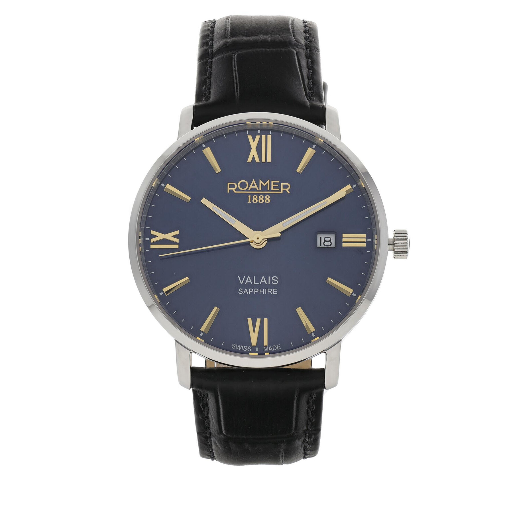 Roamer Часовник Valais 958833 41 41 05 Черен - Pepit.bg