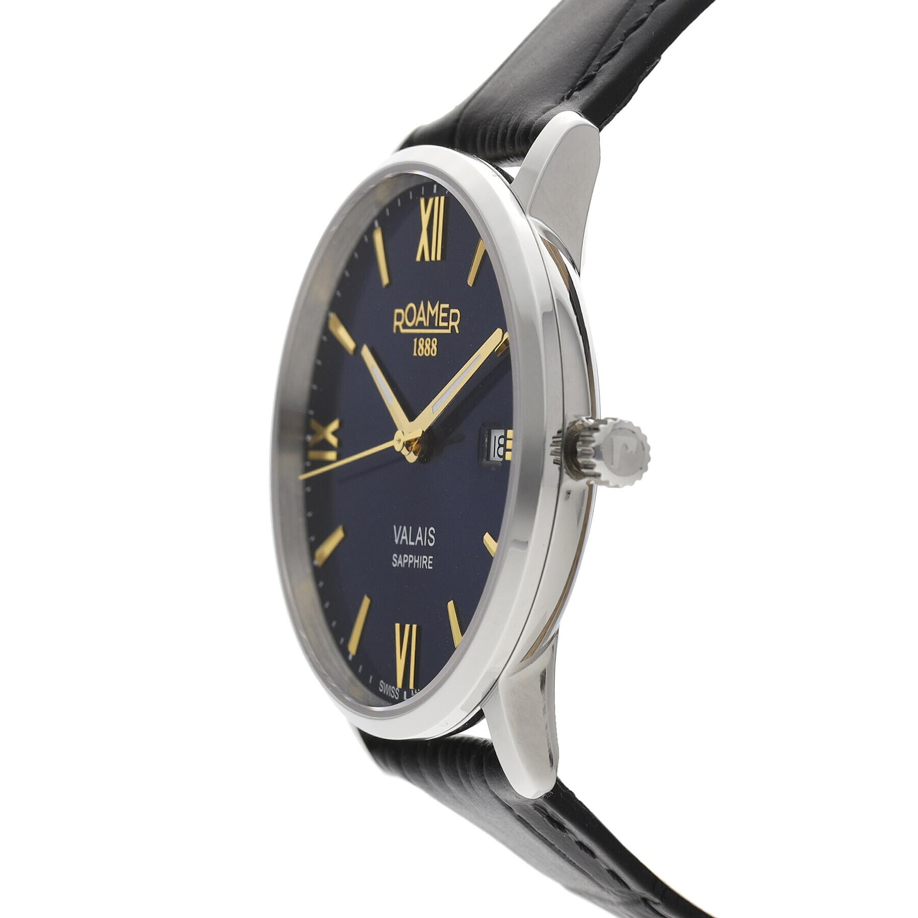 Roamer Часовник Valais 958833 41 41 05 Черен - Pepit.bg