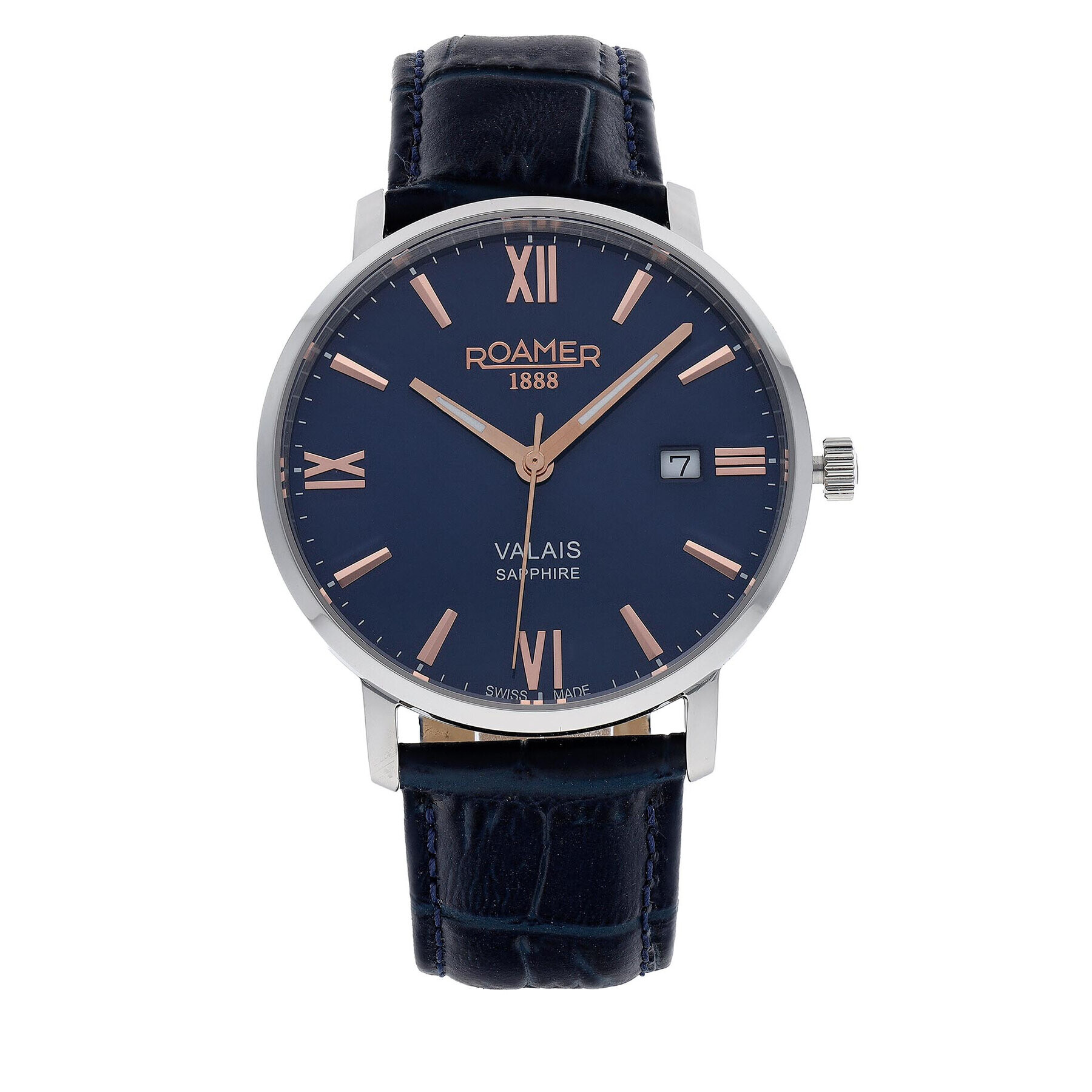 Roamer Часовник Valais 958833 41 43 05 Тъмносин - Pepit.bg