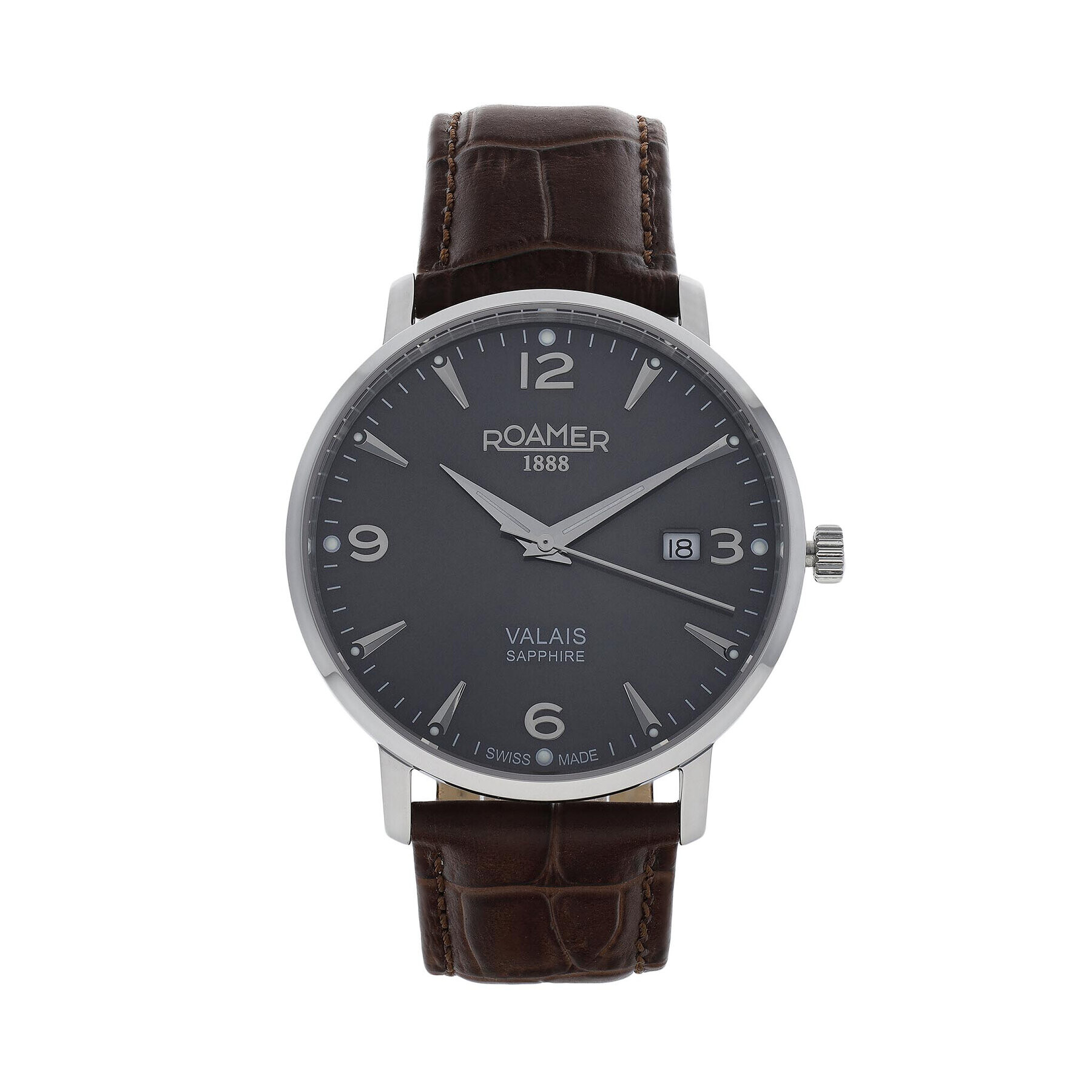 Roamer Часовник Valais 958833 41 54 05 Кафяв - Pepit.bg