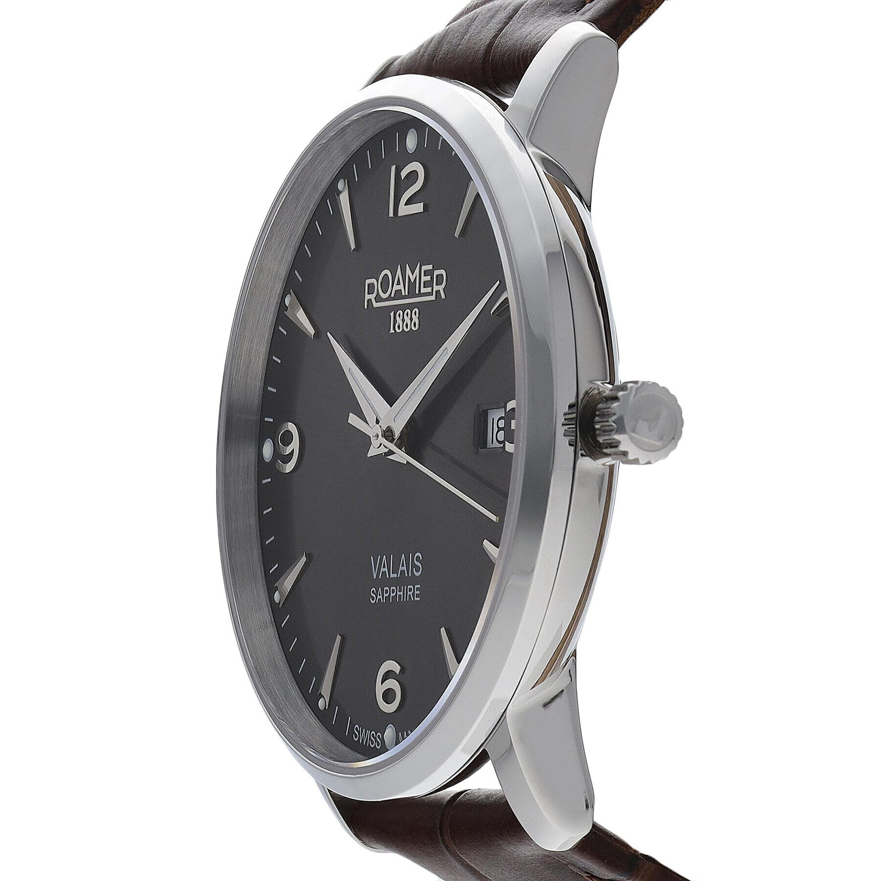 Roamer Часовник Valais 958833 41 54 05 Кафяв - Pepit.bg