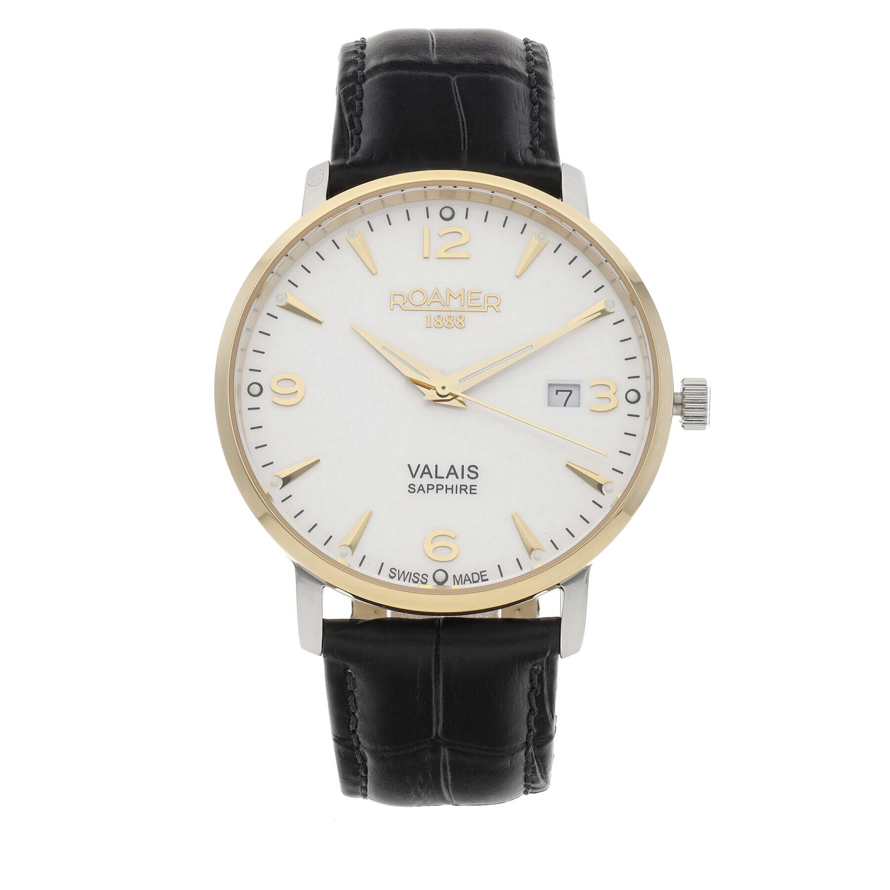 Roamer Часовник Valais 958833 47 14 05 Черен - Pepit.bg