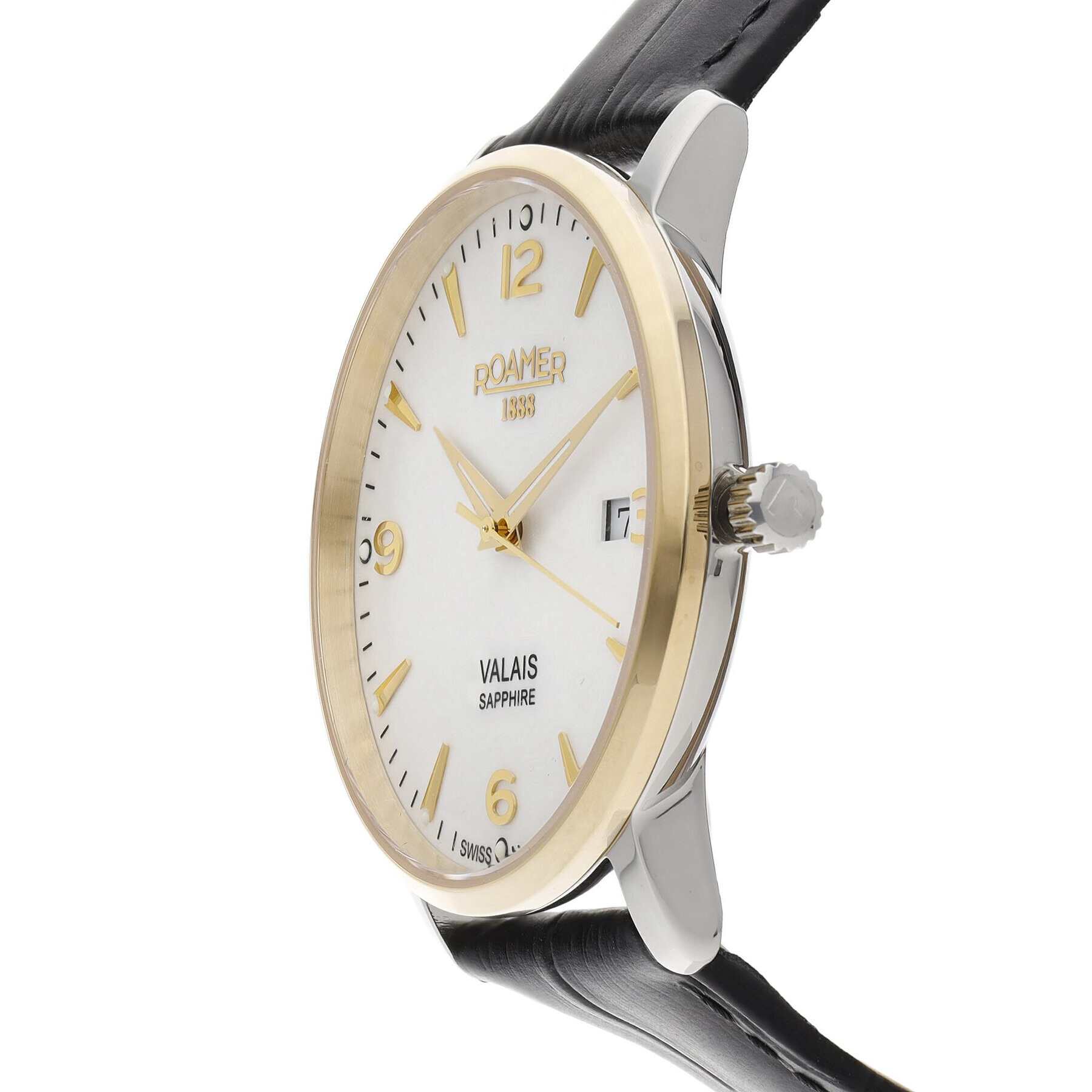 Roamer Часовник Valais 958833 47 14 05 Черен - Pepit.bg