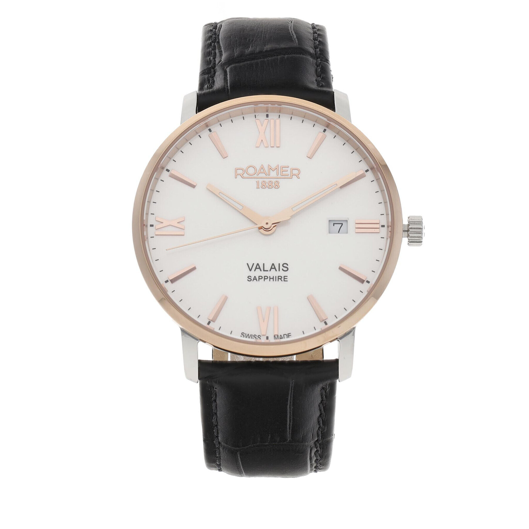 Roamer Часовник Valais 958833 49 13 05 Черен - Pepit.bg