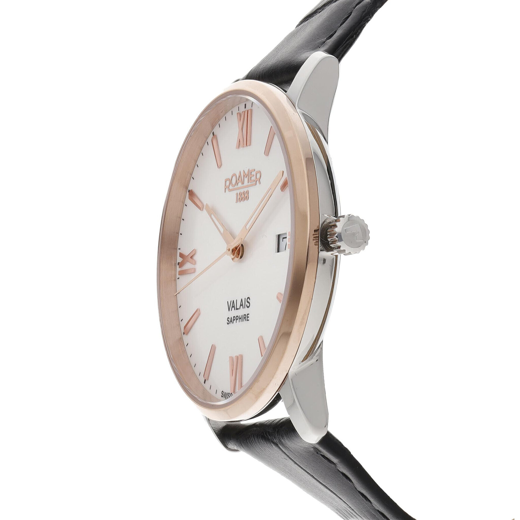Roamer Часовник Valais 958833 49 13 05 Черен - Pepit.bg