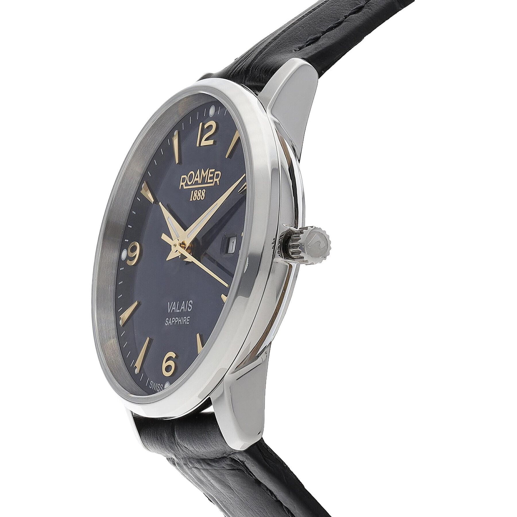 Roamer Часовник Valais 958844 41 40 0 Черен - Pepit.bg