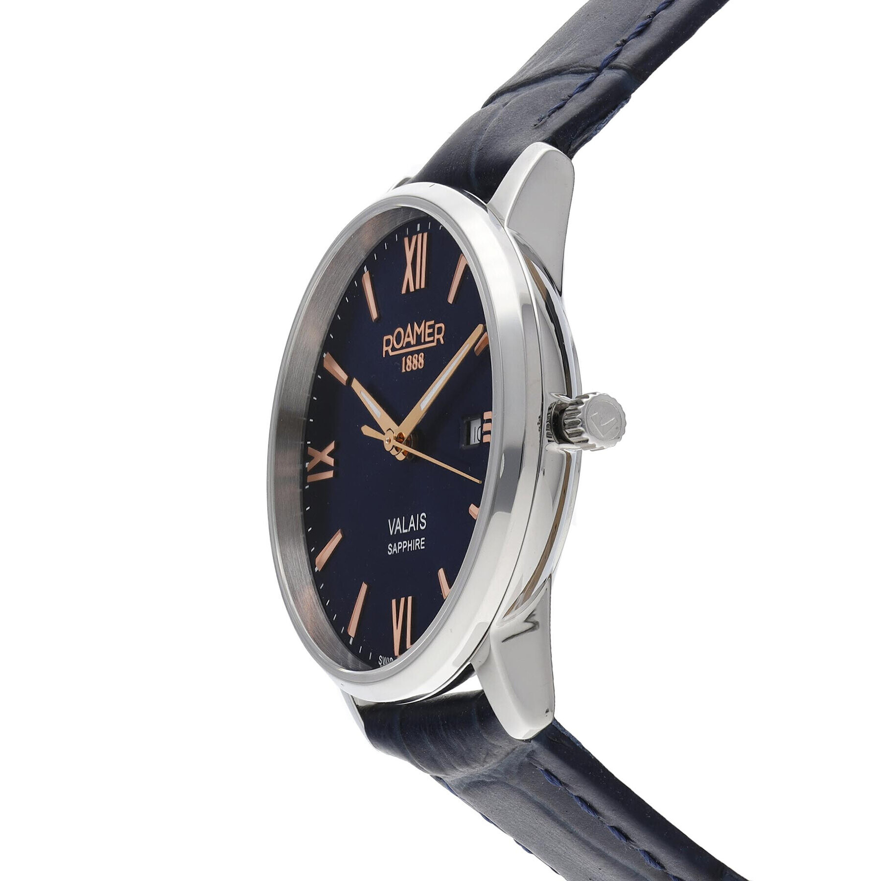Roamer Часовник Valais 958844 41 43 05 Тъмносин - Pepit.bg