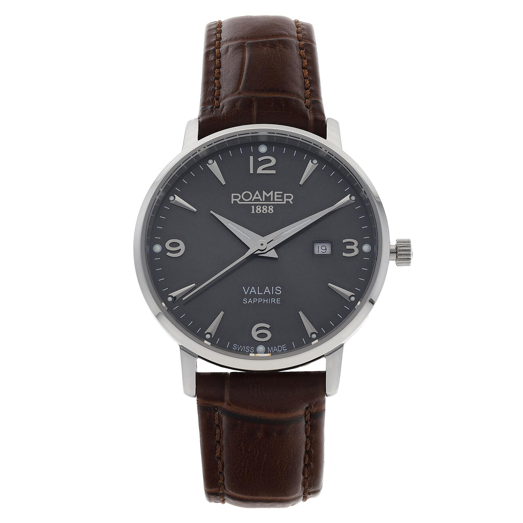 Roamer Часовник Valais 958844 41 54 05 Кафяв - Pepit.bg