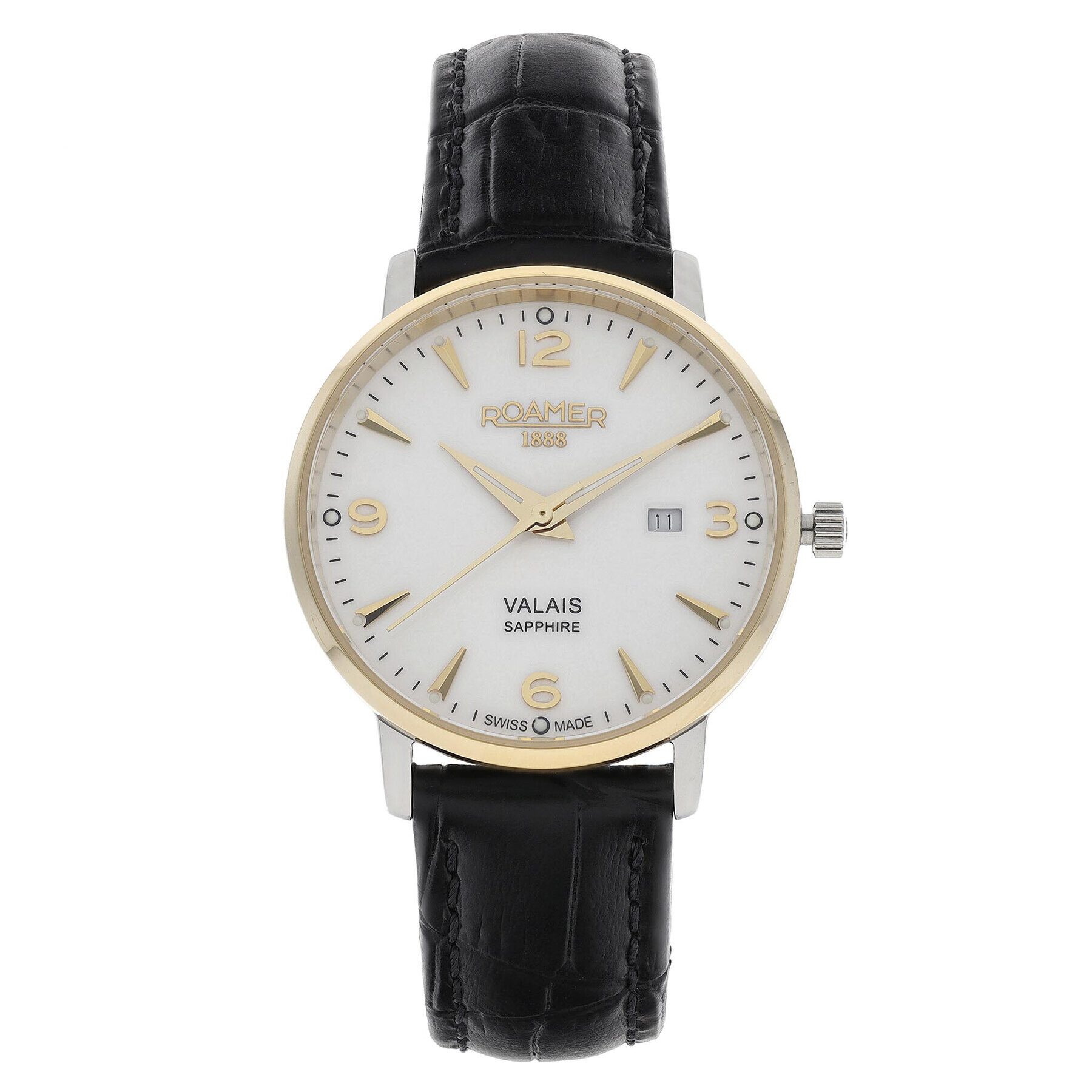 Roamer Часовник Valais 958844 47 14 05 Черен - Pepit.bg