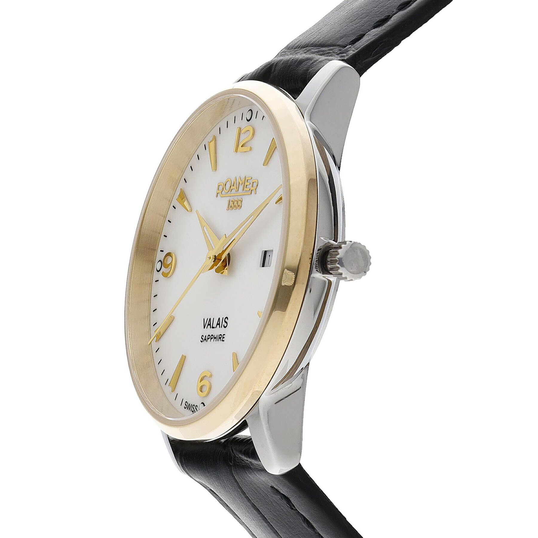 Roamer Часовник Valais 958844 47 14 05 Черен - Pepit.bg