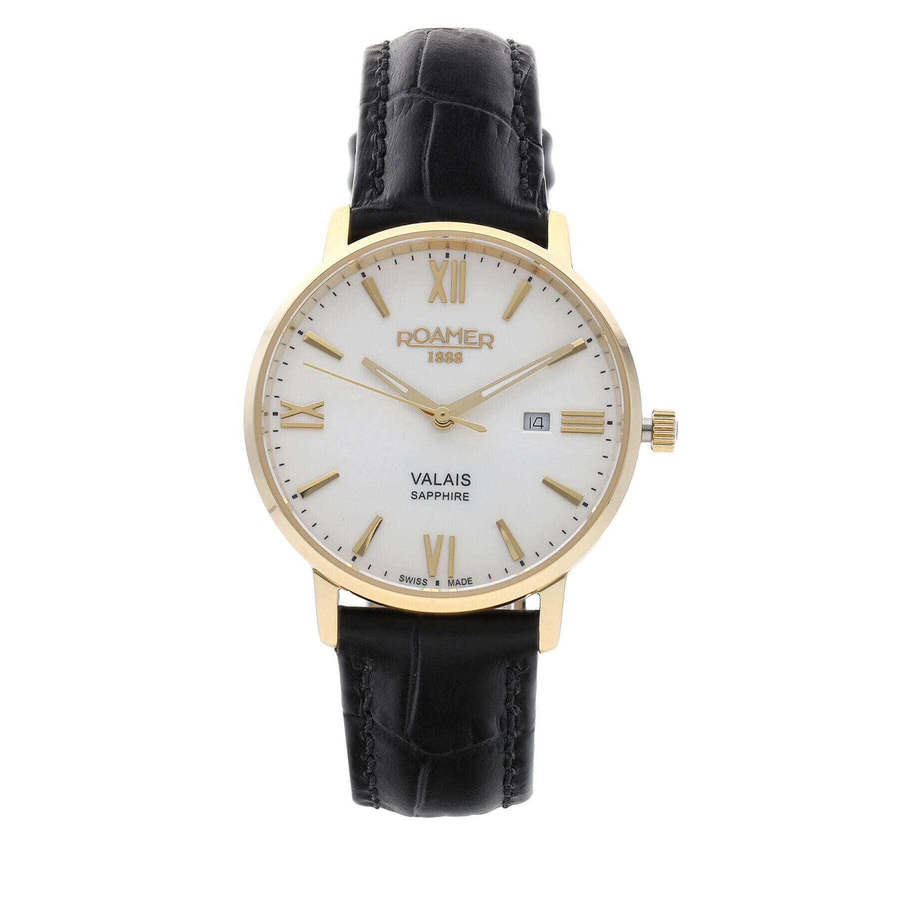 Roamer Часовник Valais 958844 48 13 05 Черен - Pepit.bg