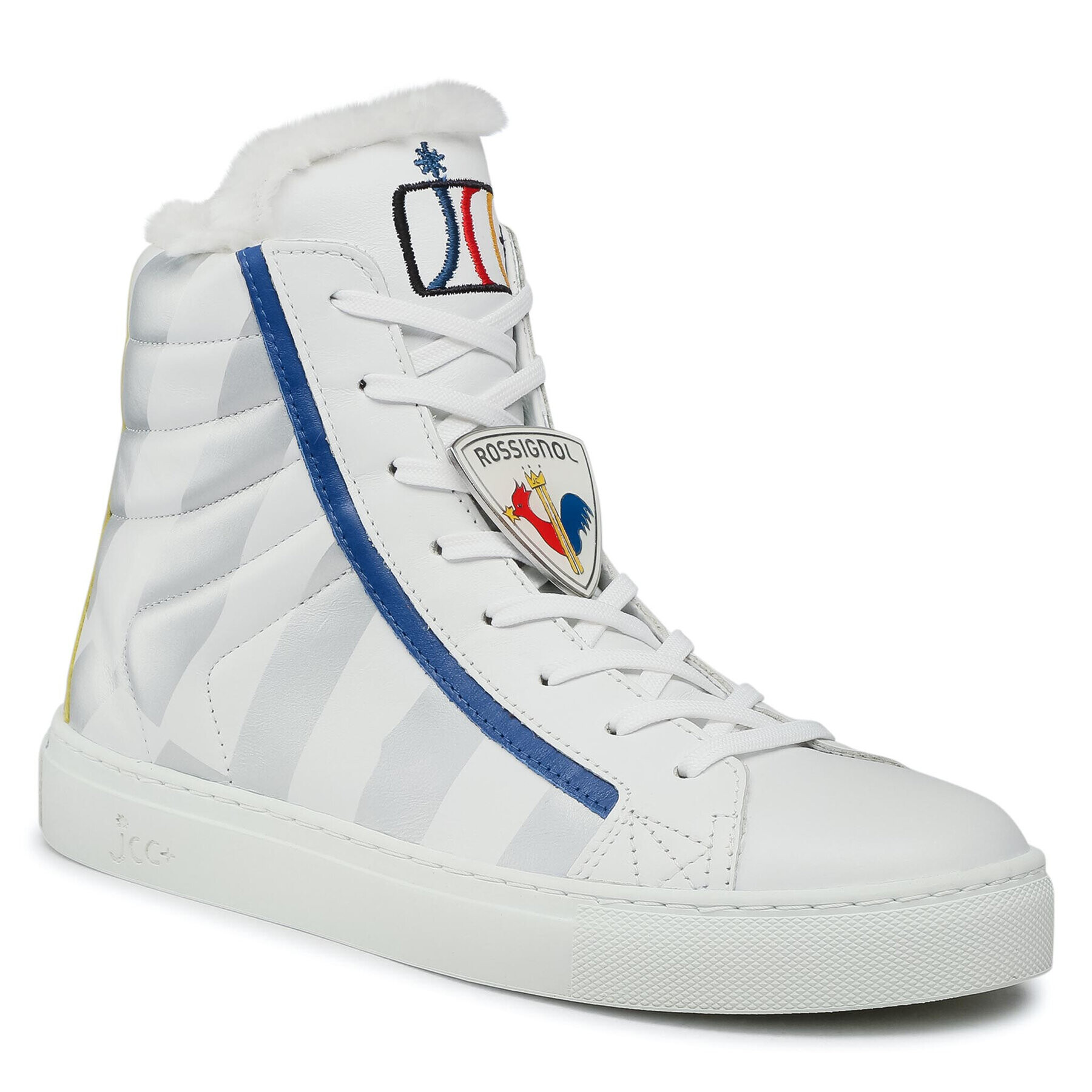 Rossignol Боти Jcc W Stripes RNJWJ20 Бял - Pepit.bg