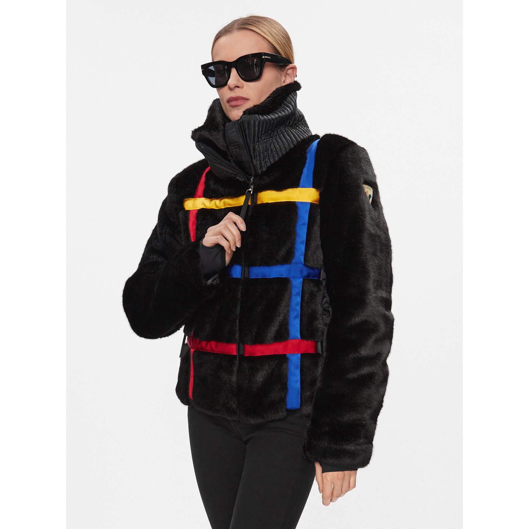 Rossignol Пухено яке Milly RLJWJ41 Черен Slim Fit - Pepit.bg