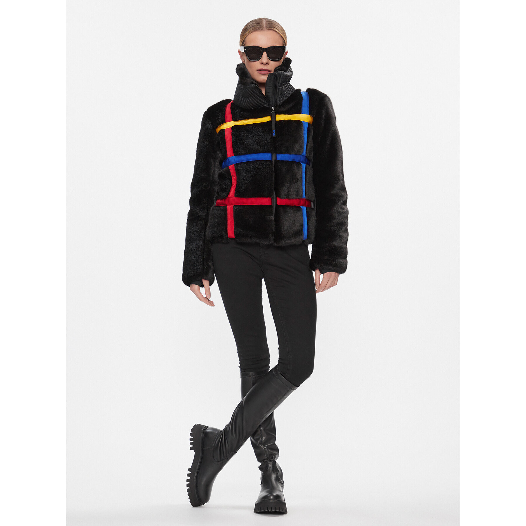 Rossignol Пухено яке Milly RLJWJ41 Черен Slim Fit - Pepit.bg