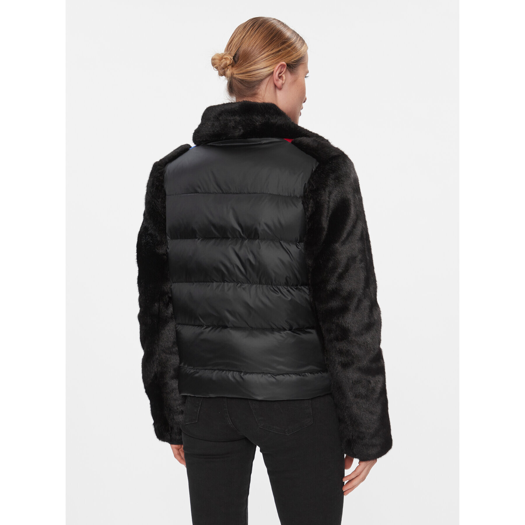 Rossignol Пухено яке Milly RLJWJ41 Черен Slim Fit - Pepit.bg