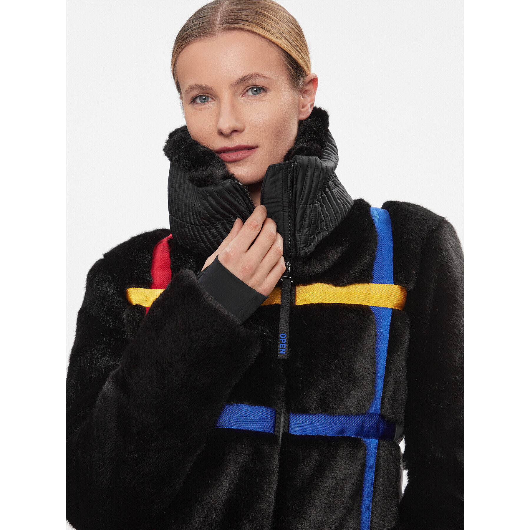 Rossignol Пухено яке Milly RLJWJ41 Черен Slim Fit - Pepit.bg
