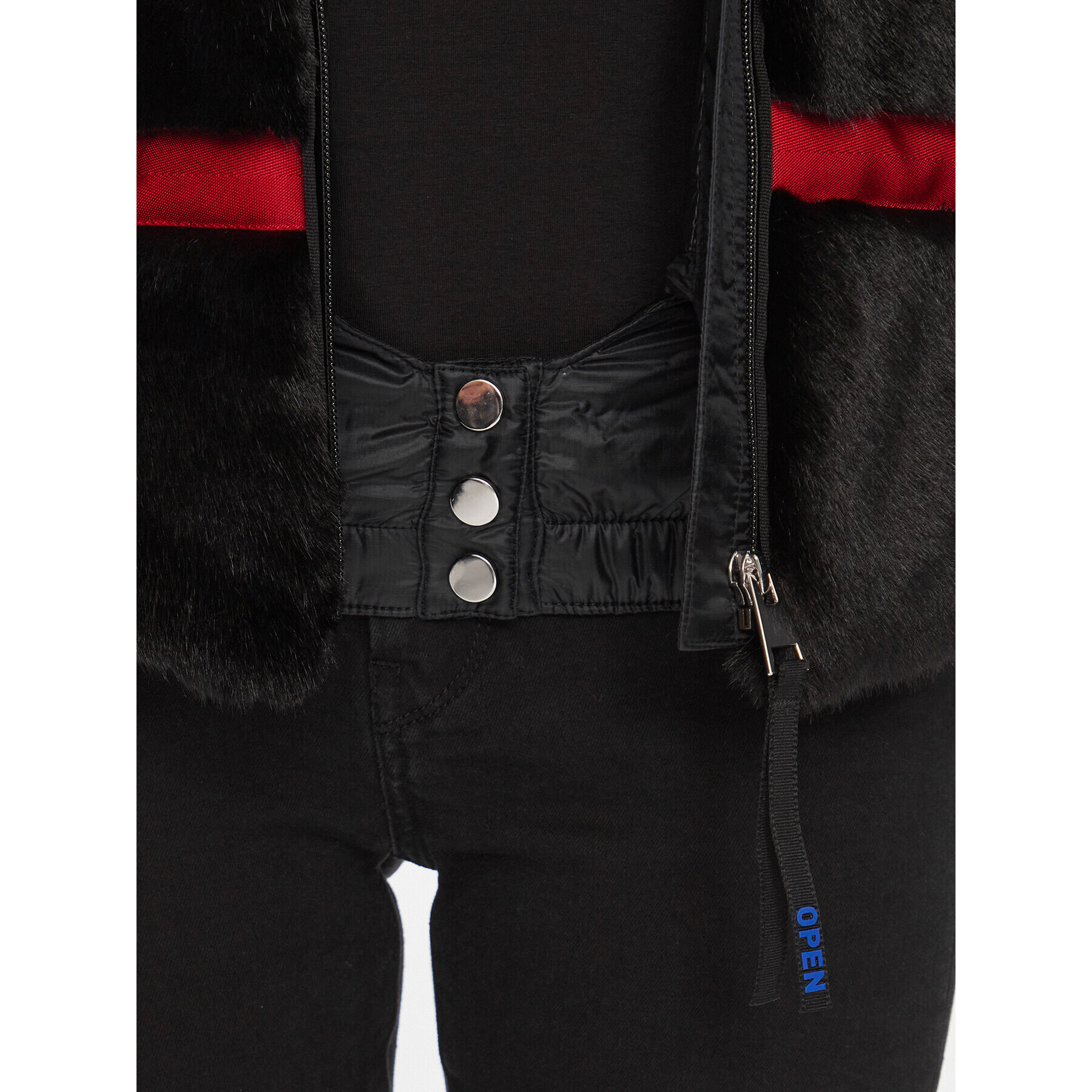 Rossignol Пухено яке Milly RLJWJ41 Черен Slim Fit - Pepit.bg