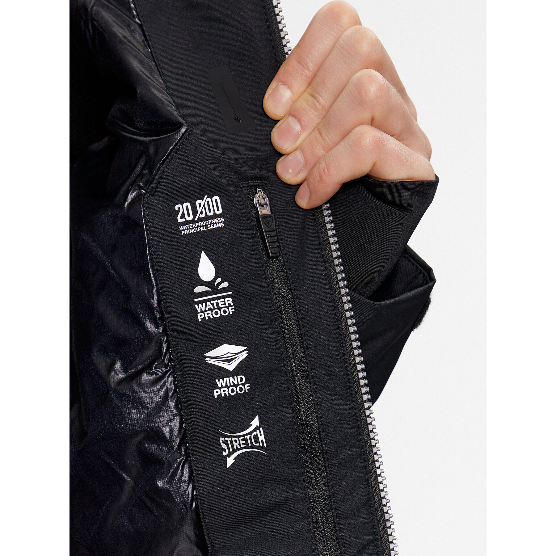 Rossignol Скиорско яке RLLMJ03 Черен Regular Fit - Pepit.bg
