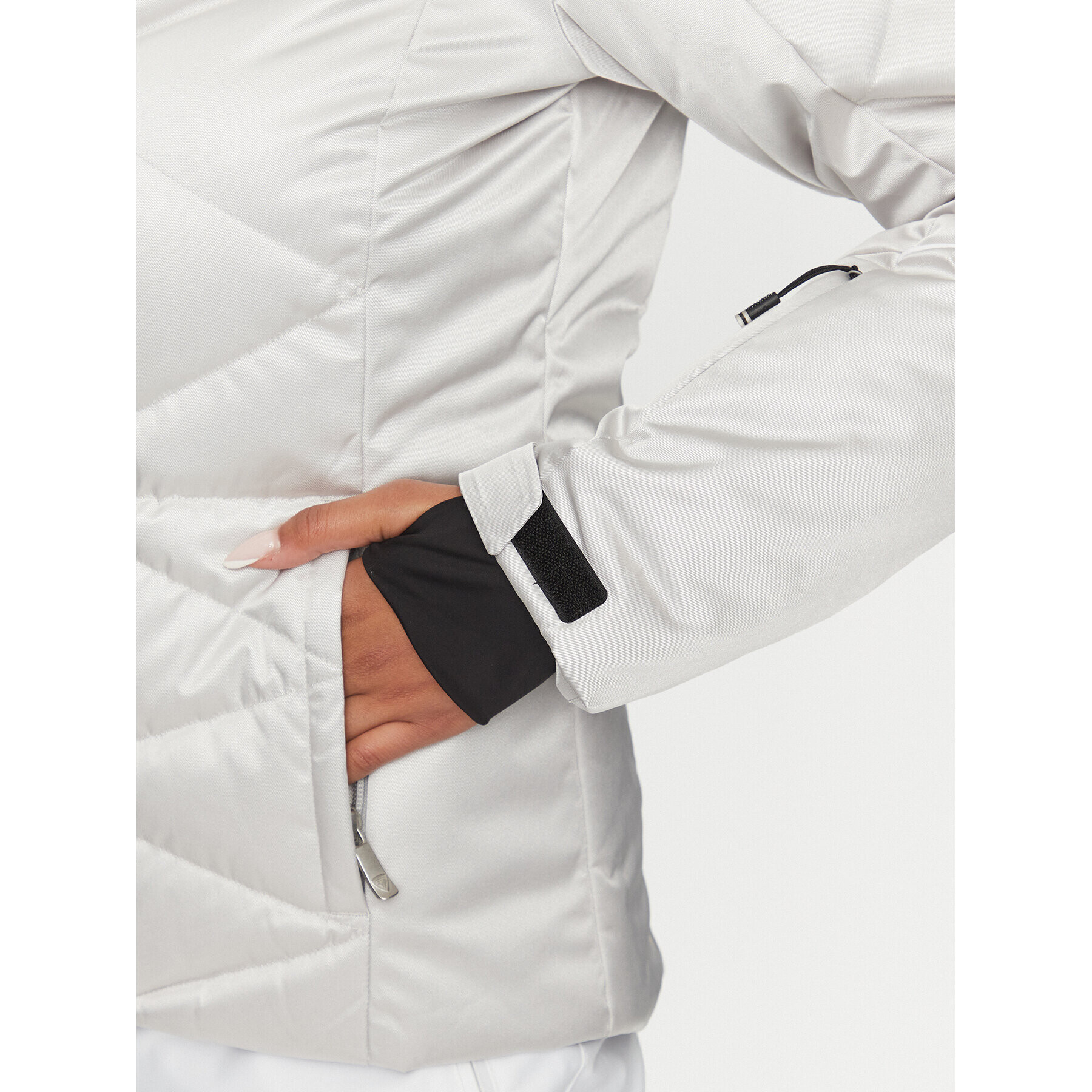Rossignol Скиорско яке Staci Metallic Сребрист Standard Fit - Pepit.bg