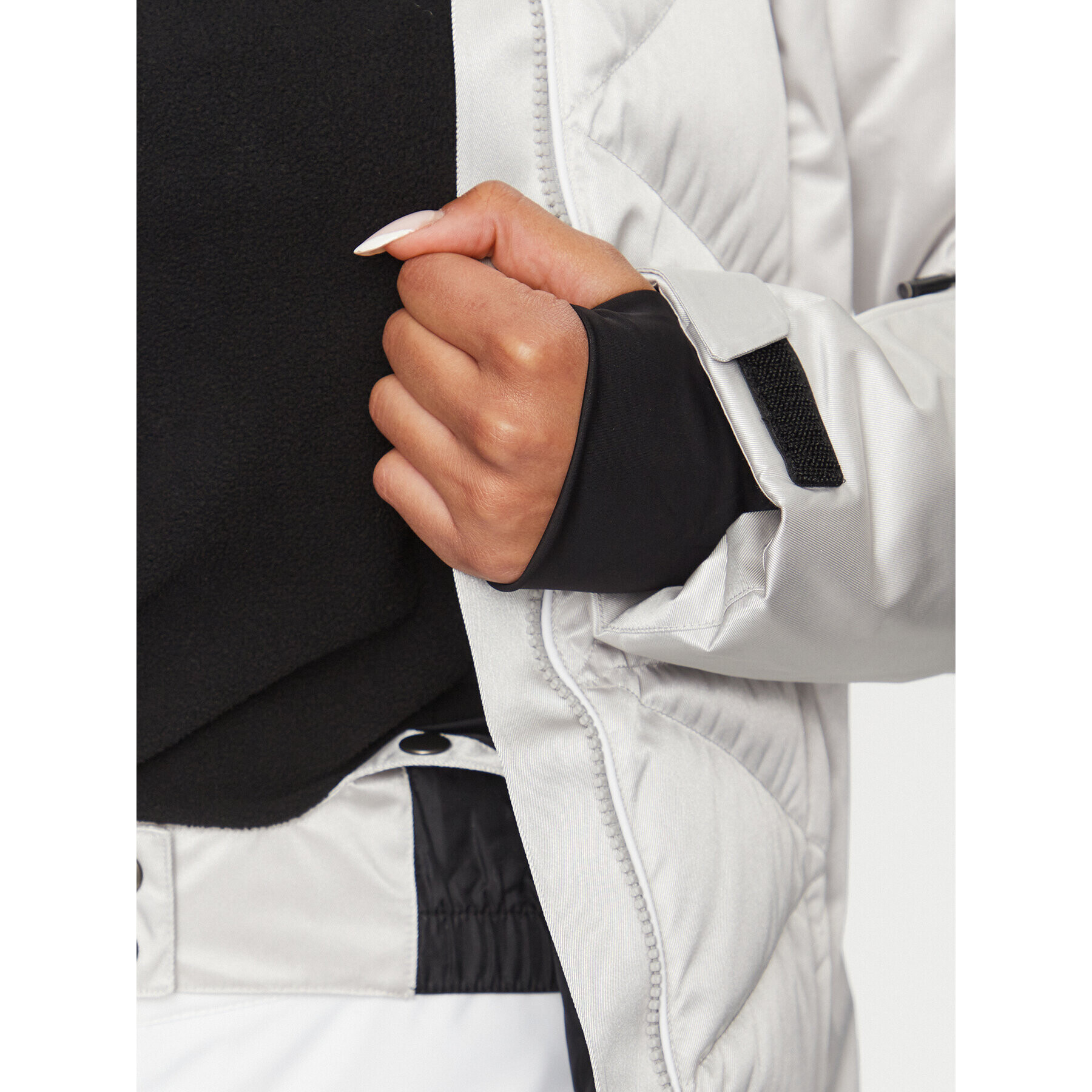 Rossignol Скиорско яке Staci Metallic Сребрист Standard Fit - Pepit.bg