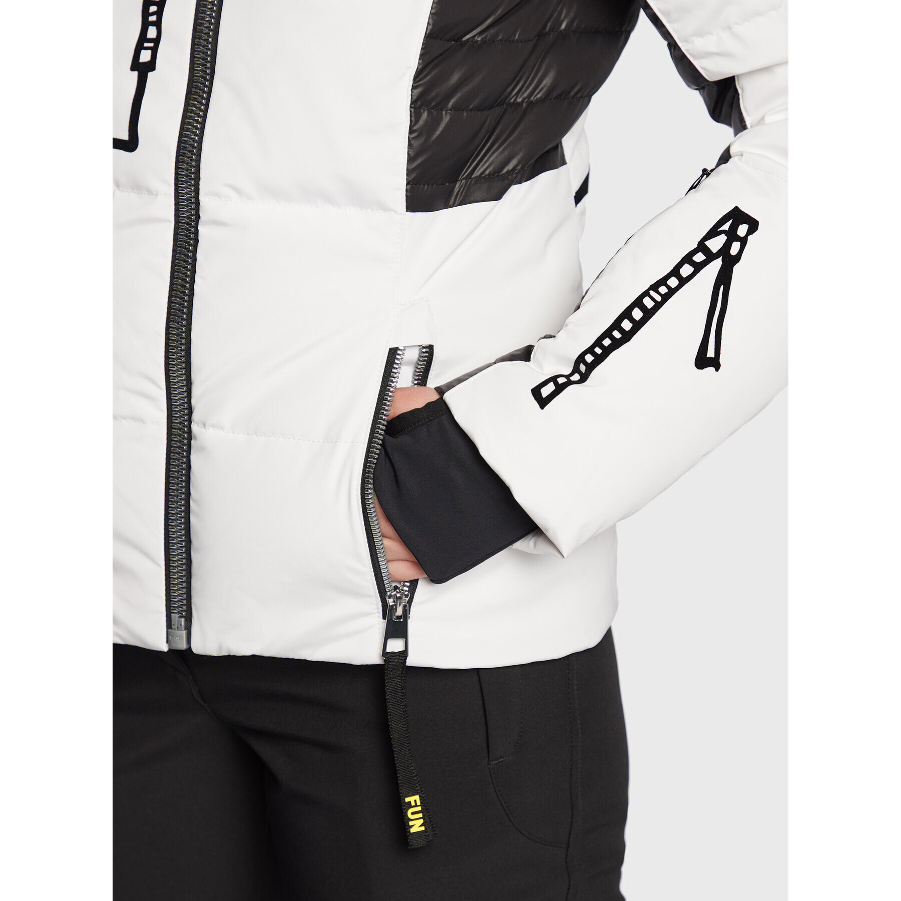 Rossignol Скиорско яке Stellar RLKWJ39 Бял Classic Fit - Pepit.bg