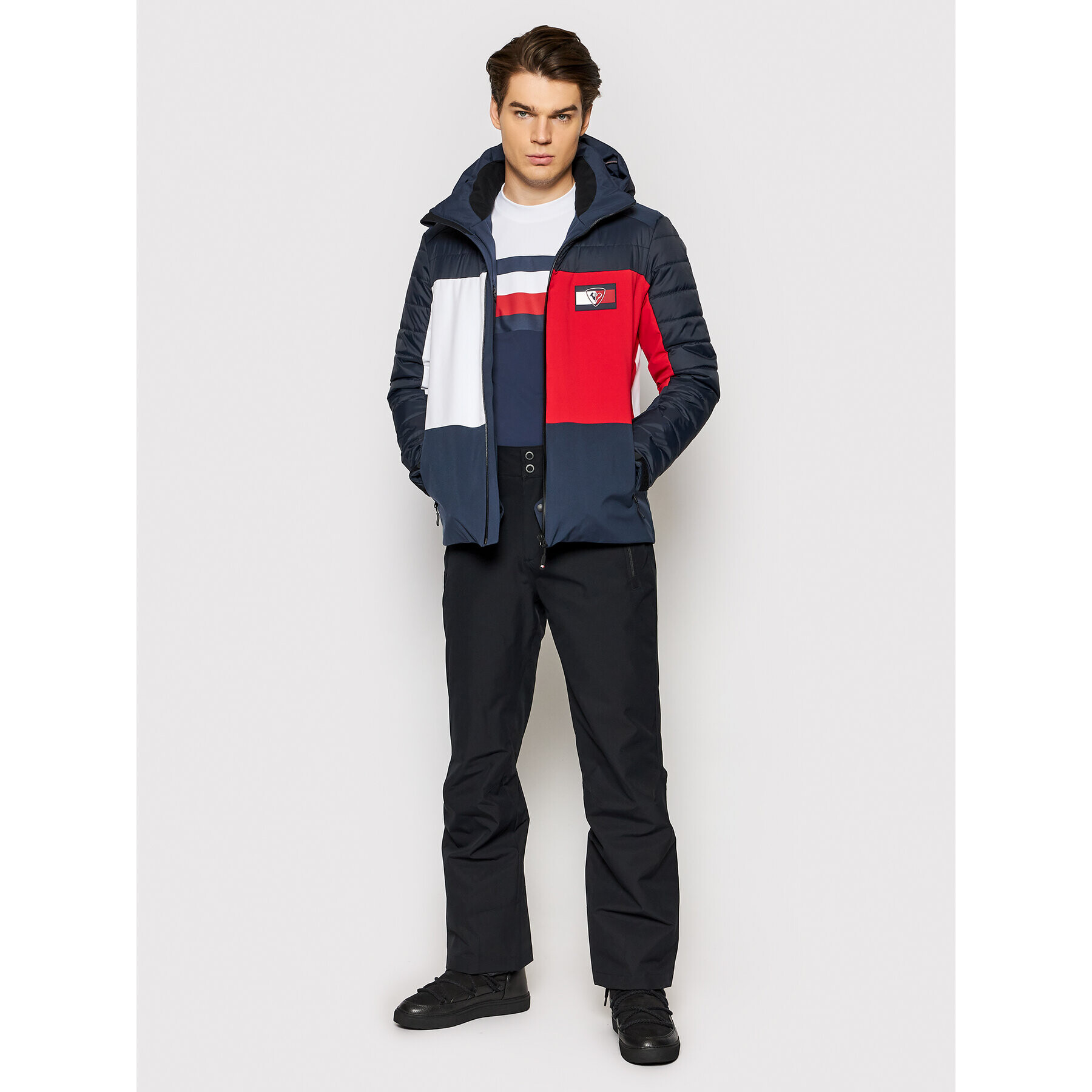 Rossignol Скиорско яке TOMMY HILFIGER Flag Quilted RLJMJ68 Тъмносин Regular Fit - Pepit.bg