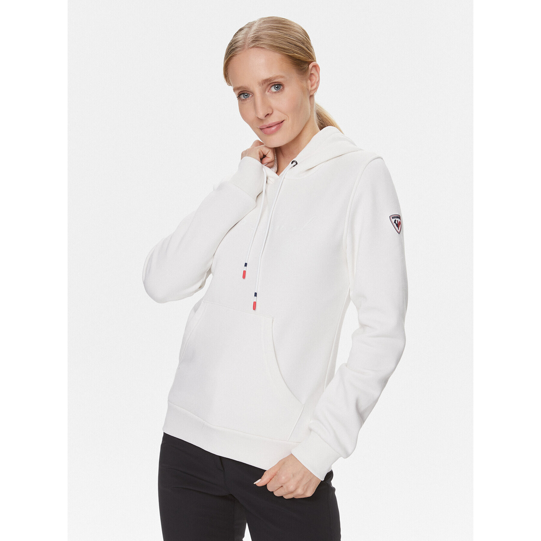 Rossignol Суитшърт Logo RLMWS13 Бял Regular Fit - Pepit.bg