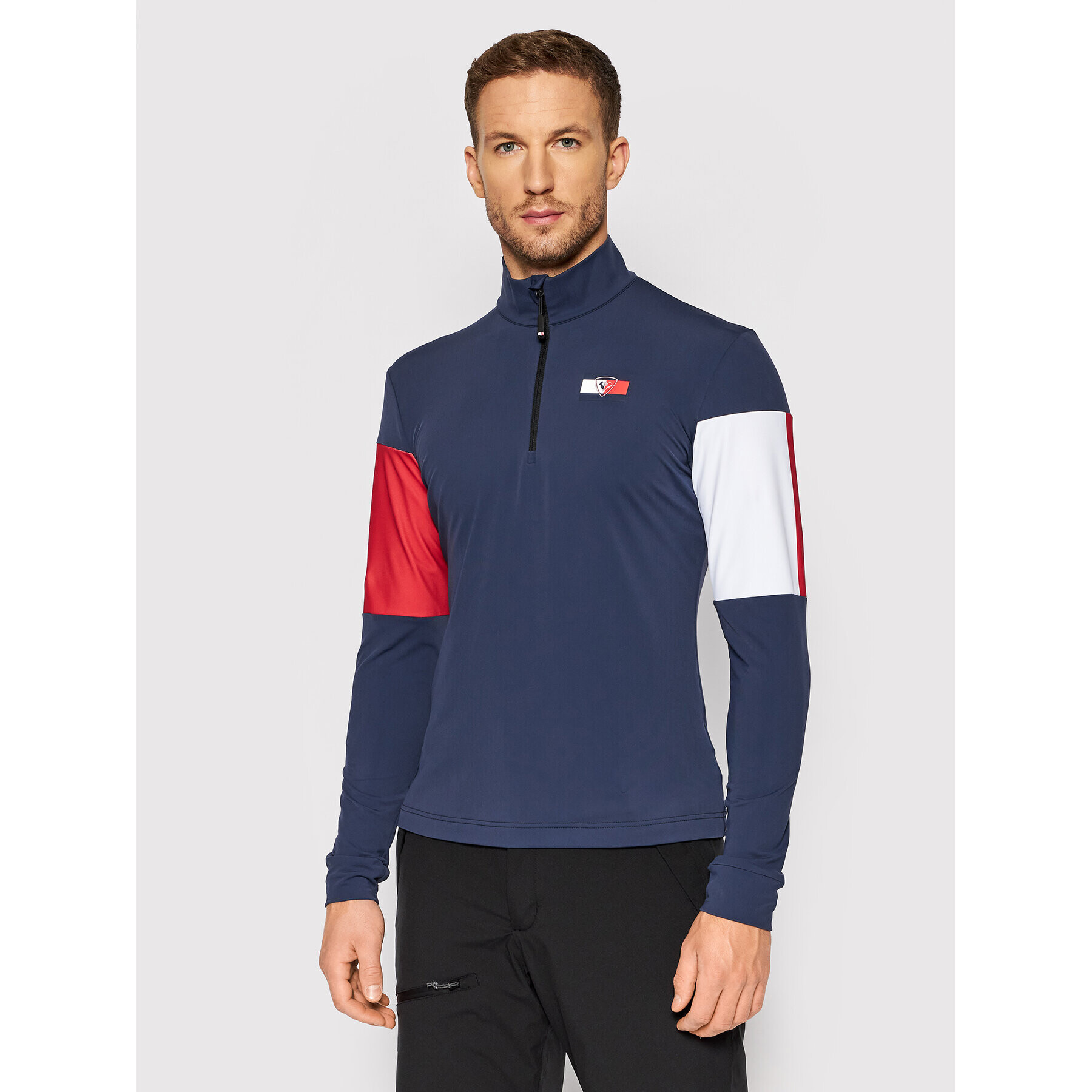 Rossignol Суитшърт TOMMY HILFIGER Global RLJML11 Тъмносин Regular Fit - Pepit.bg