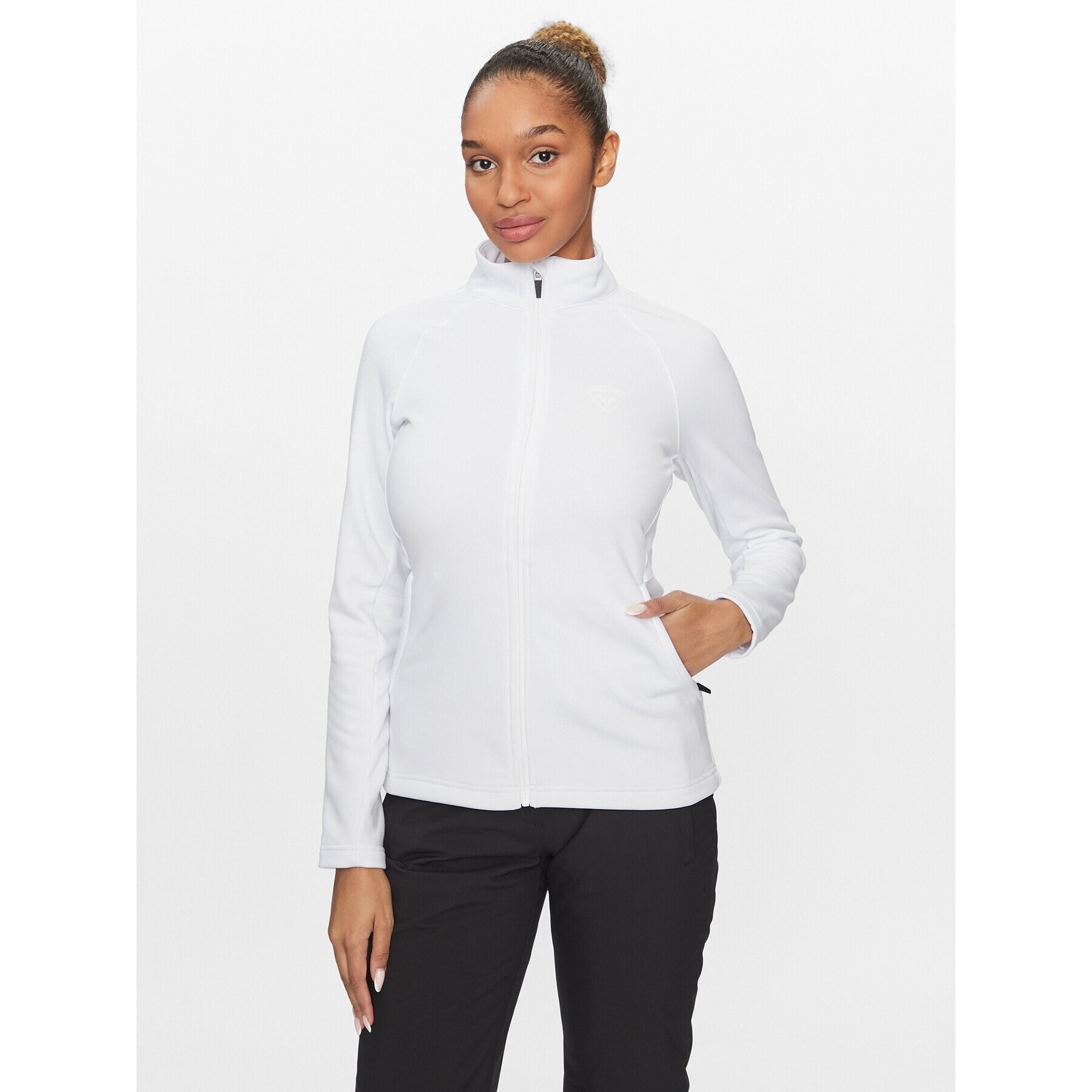 Rossignol Суитшърт W Classique Clim RLMWL05 Бял Regular Fit - Pepit.bg